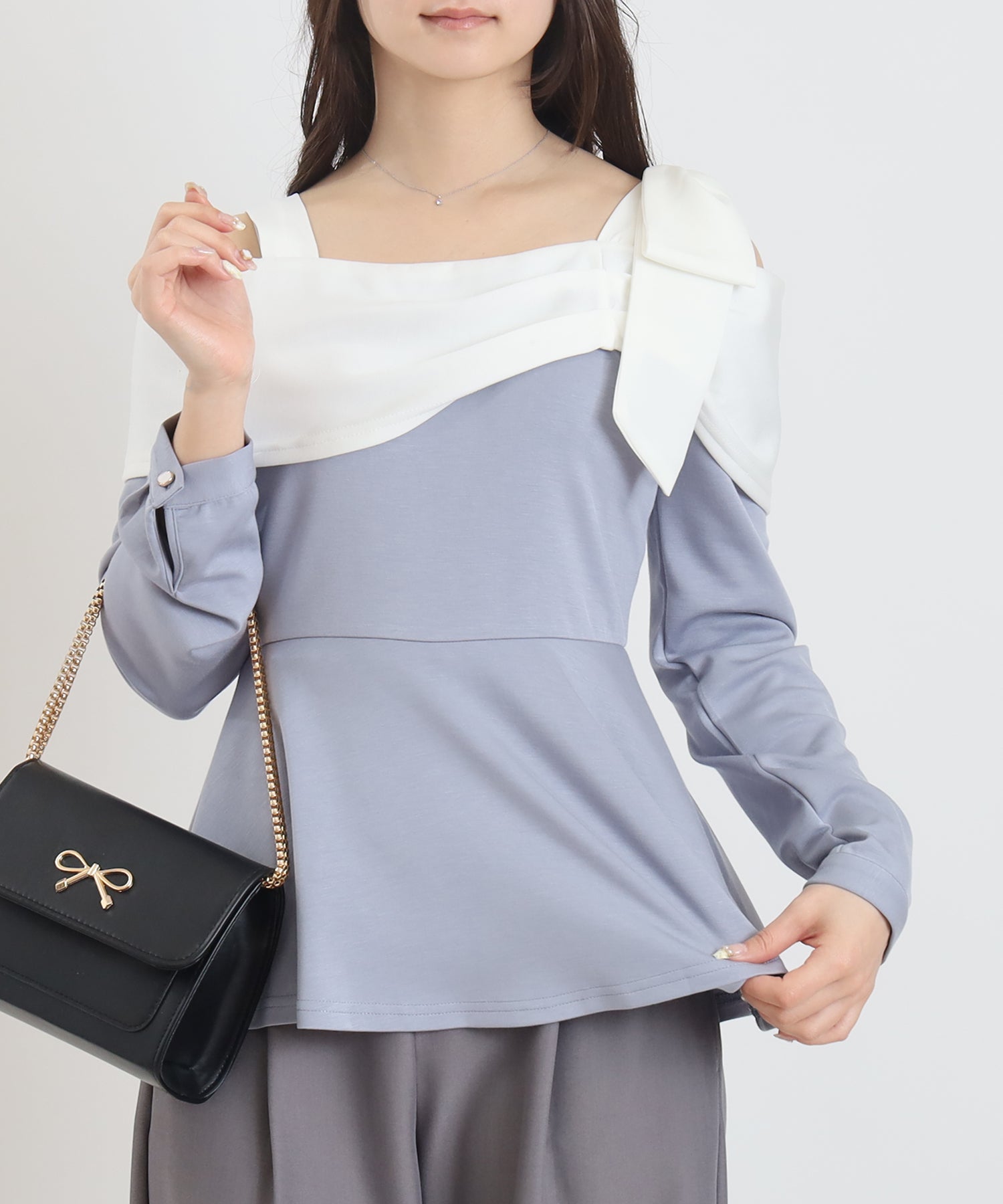 ライトグレー model:160 着用サイズ:M