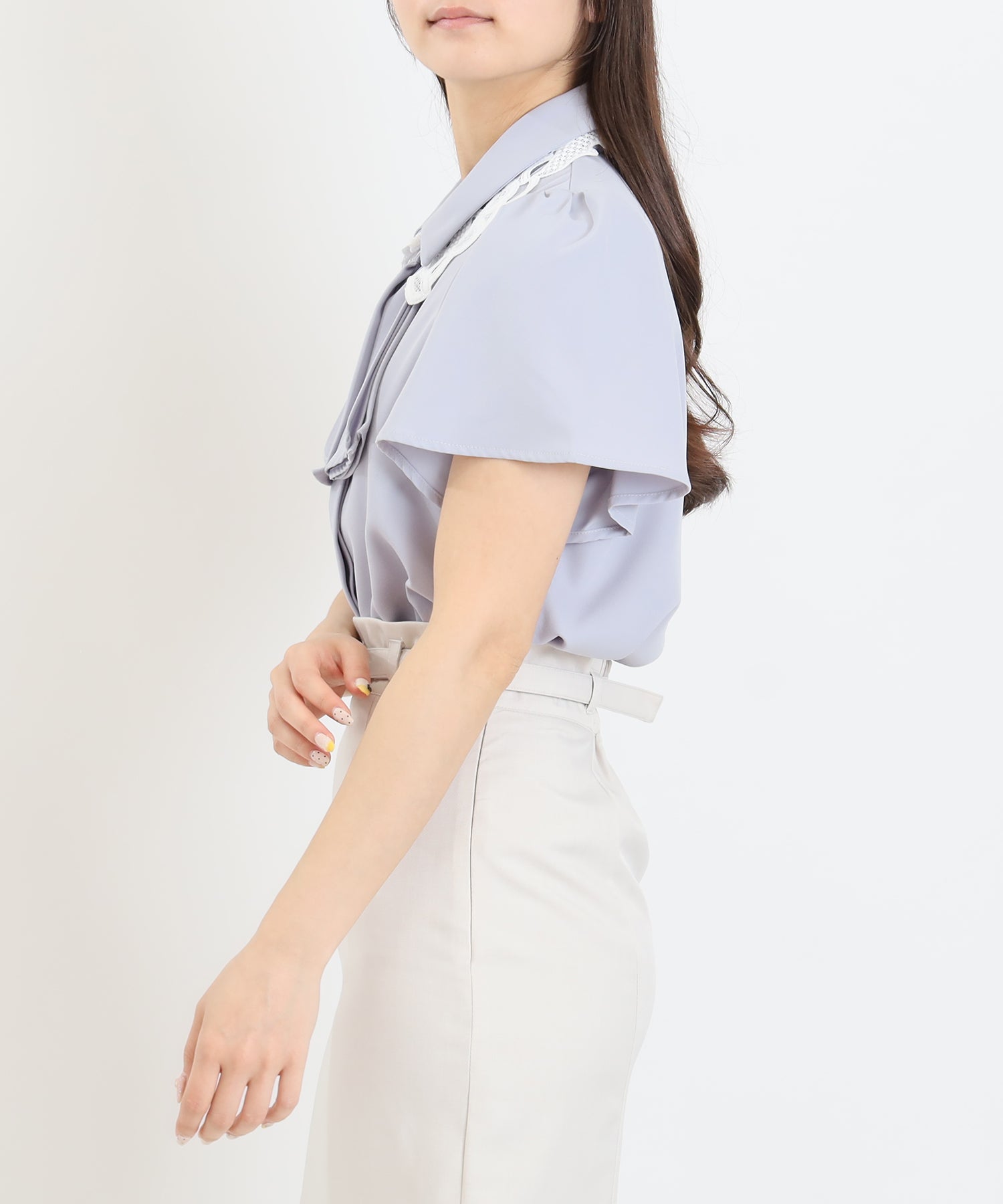 ダスティブルー model:160cm 着用サイズ:M