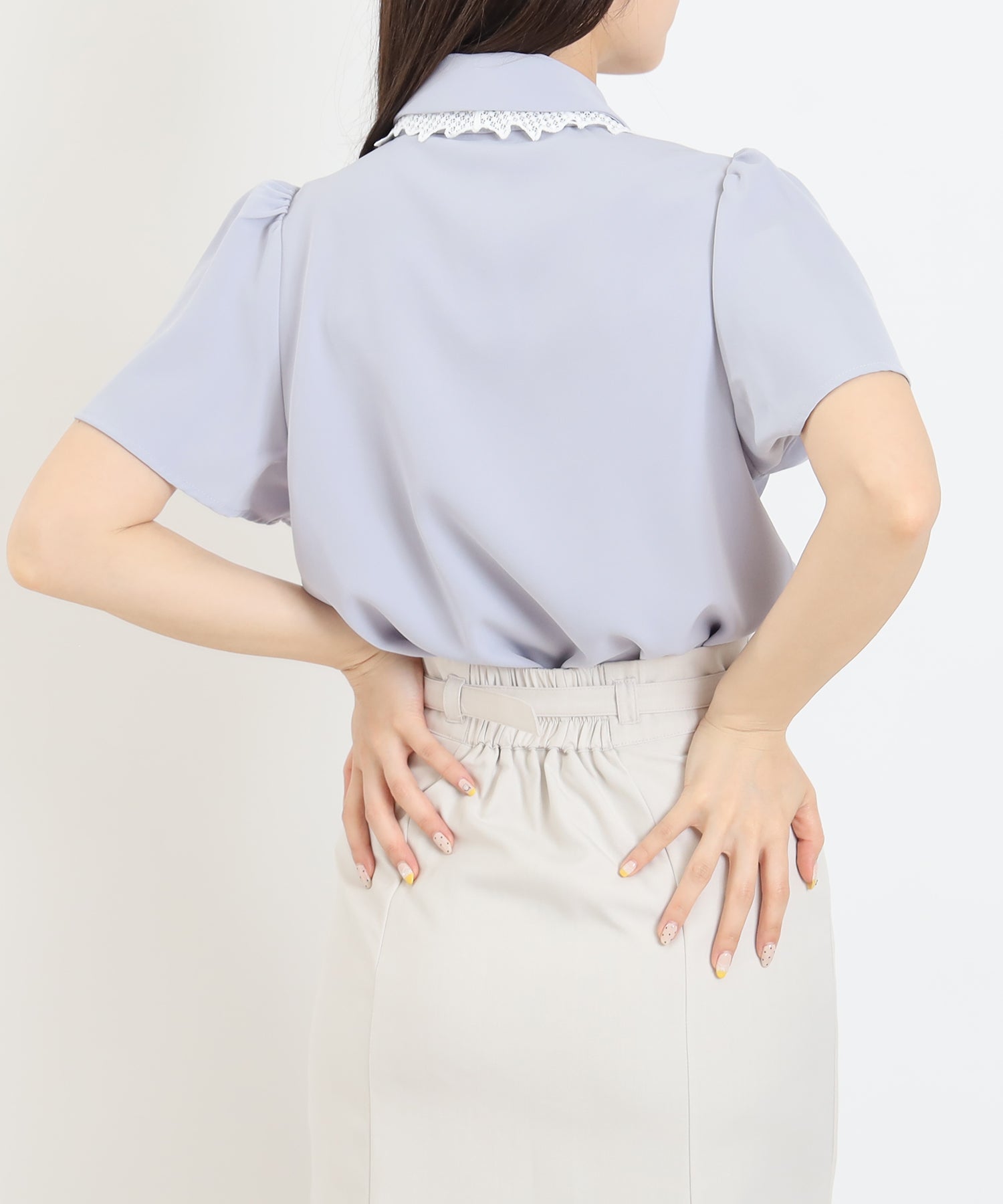 ダスティブルー model:160cm 着用サイズ:M