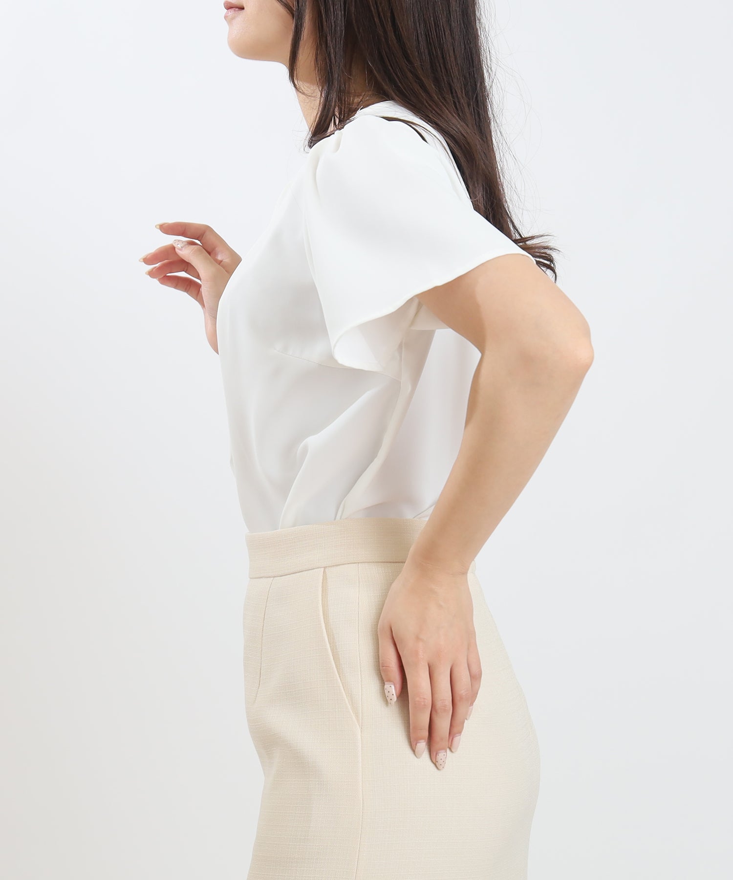 ホワイト model:160cm 着用サイズ:M
