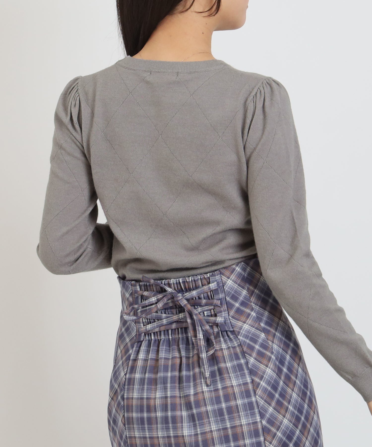 ライトグレー model:156cm 着用サイズ:S