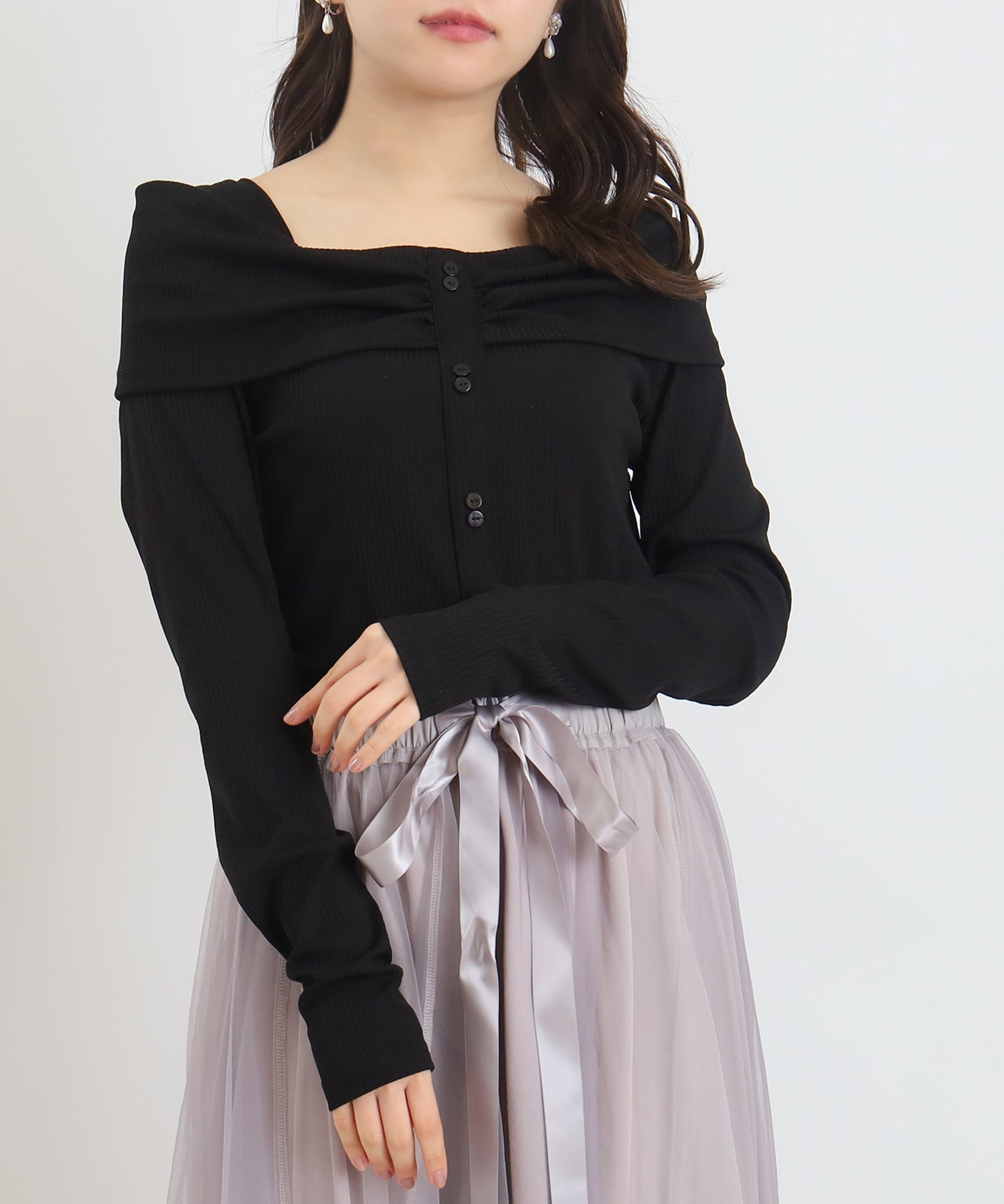 ブラック model:156 着用サイズ:M