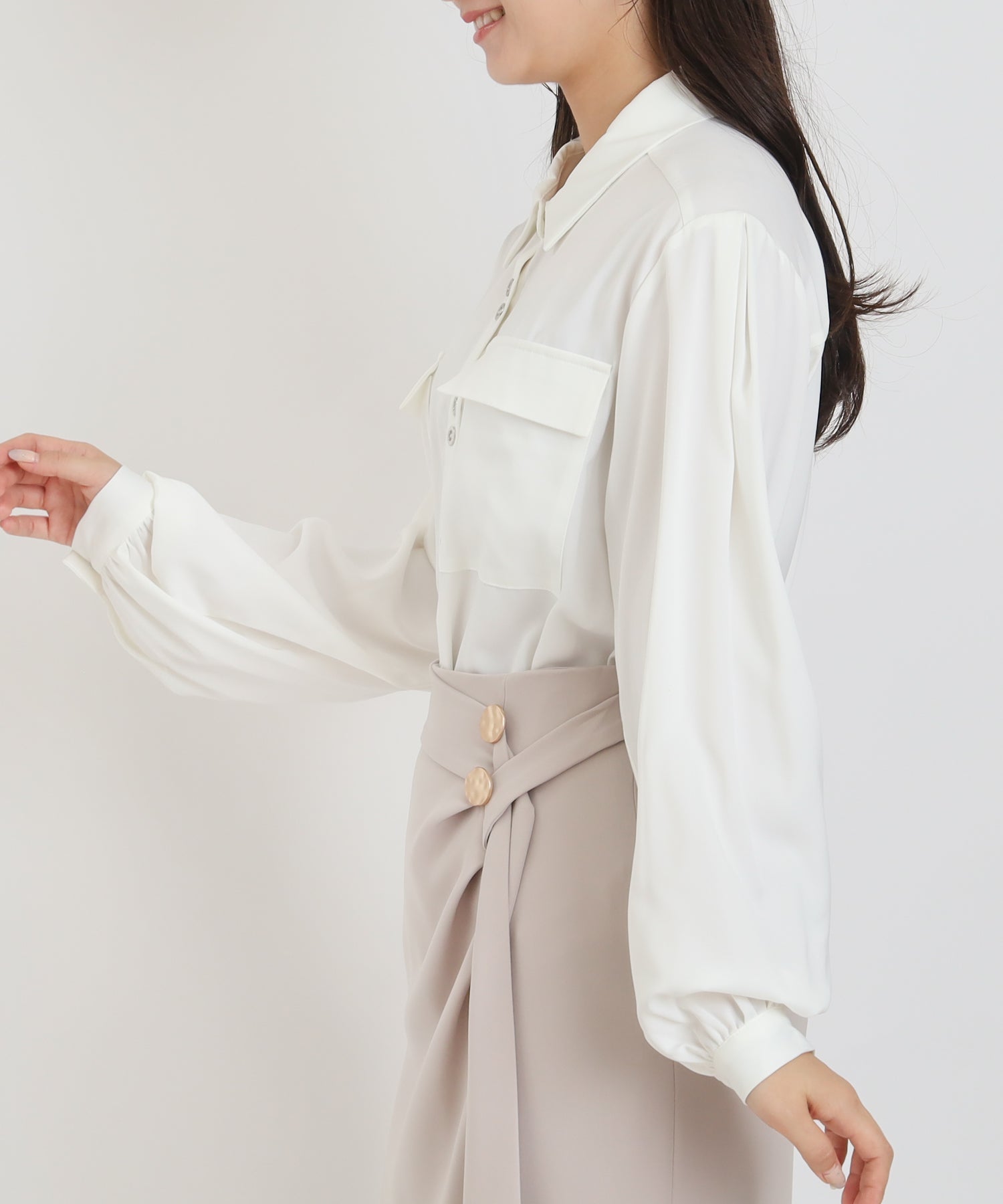 ホワイト model:160cm 着用サイズ:M