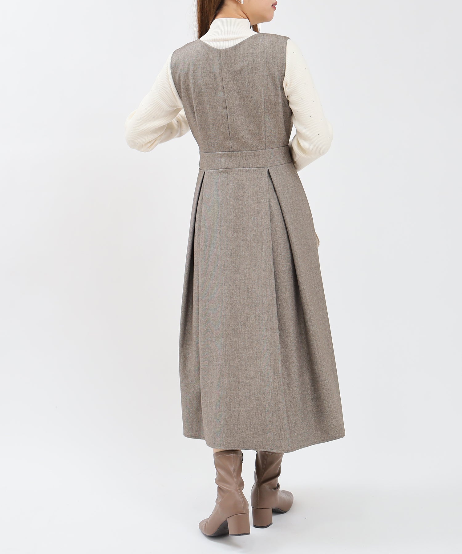 ブラウン model:155 着用サイズ:M