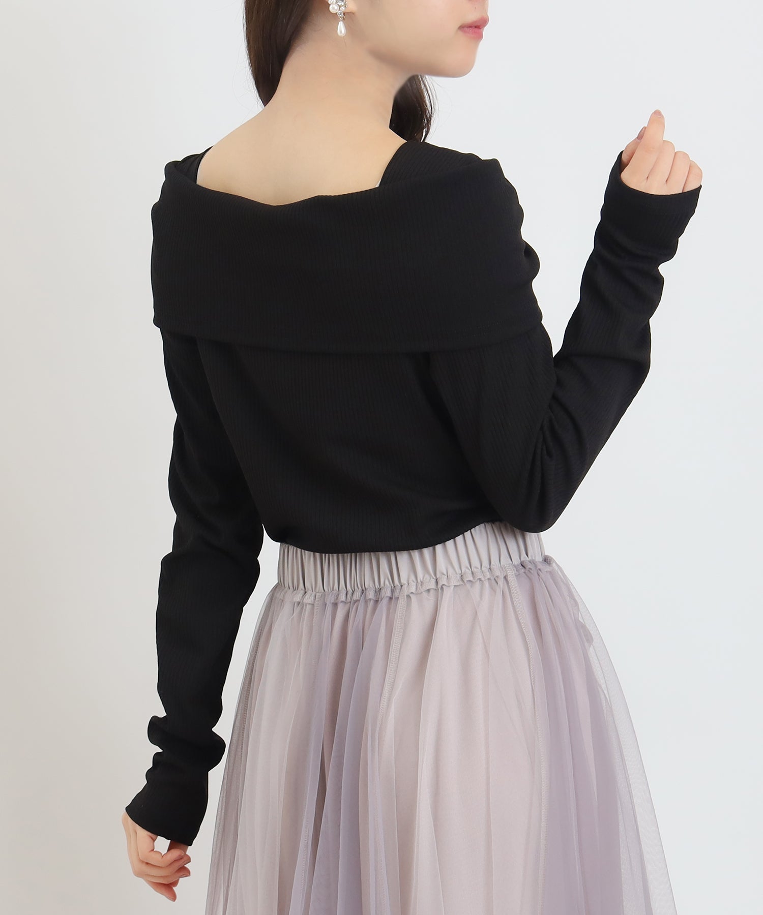 ブラック model:156 着用サイズ:M