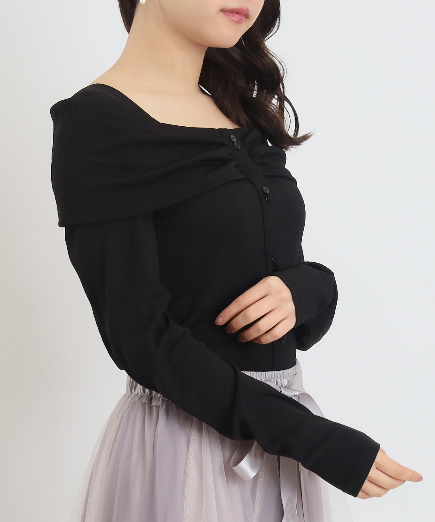 ブラック model:156 着用サイズ:M