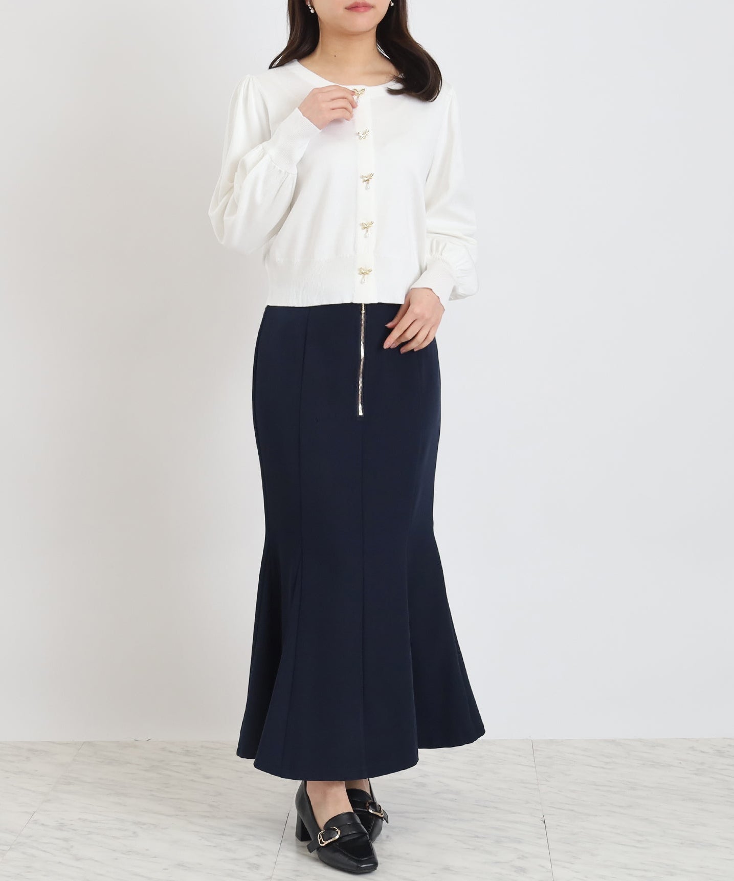 ホワイト model:156 着用サイズ:M