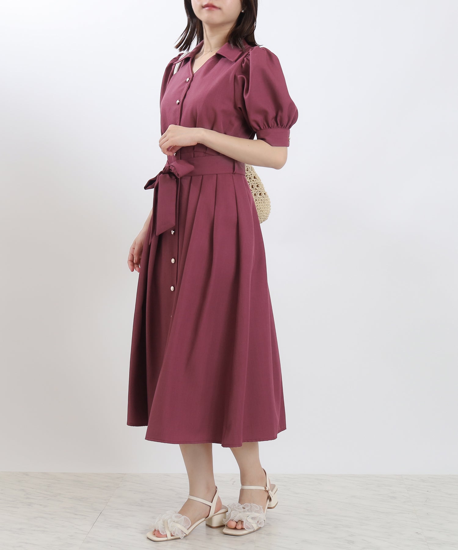 パープル model:156 着用サイズ:S