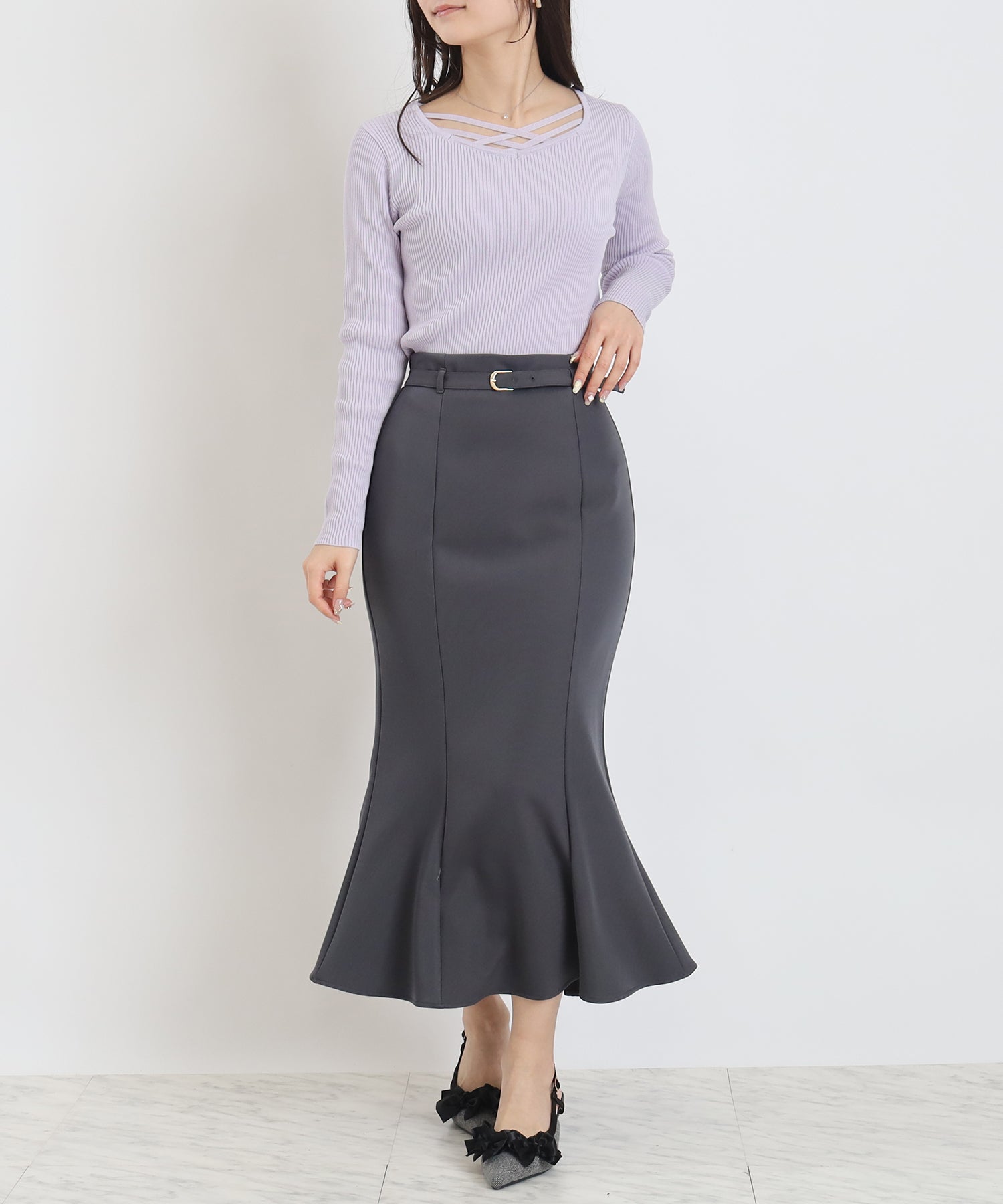 ラベンダー model:160cm 着用サイズ:M