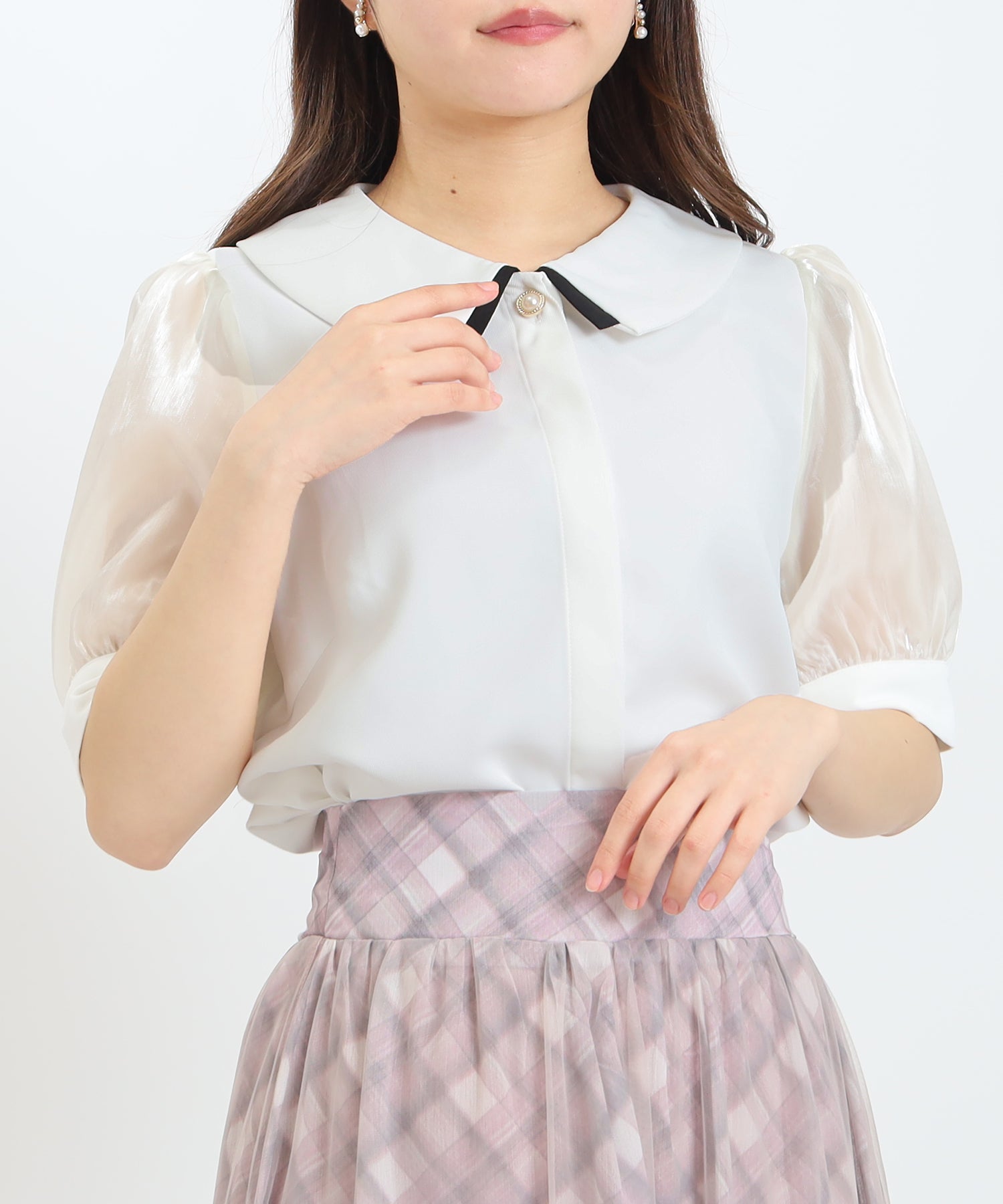 ホワイト model:156 着用サイズ:M