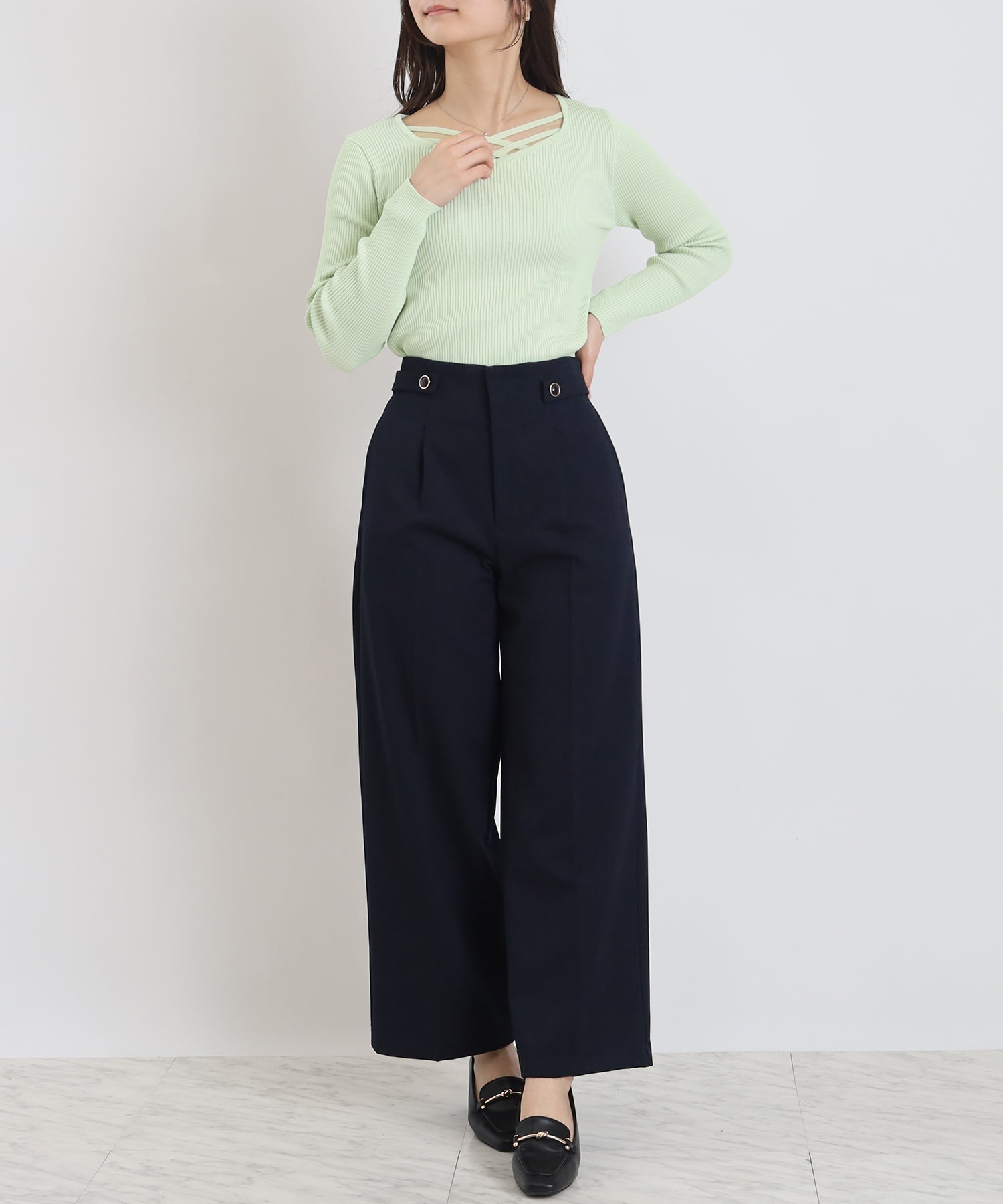 ミント model:160㎝ 着用サイズ:M