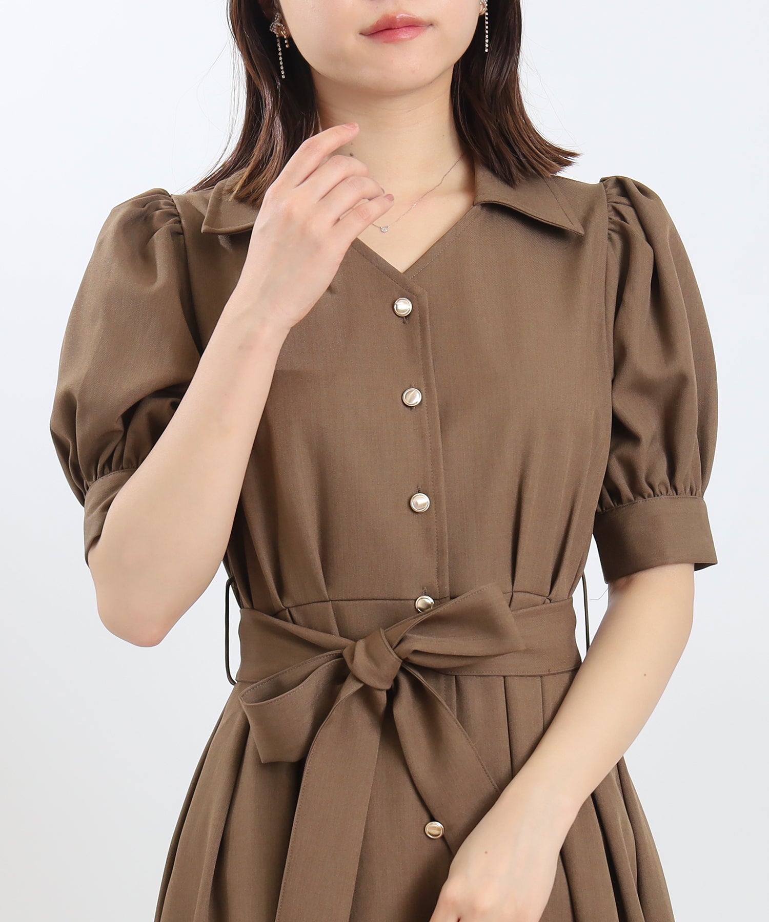ブラウン model:156 着用サイズ:S