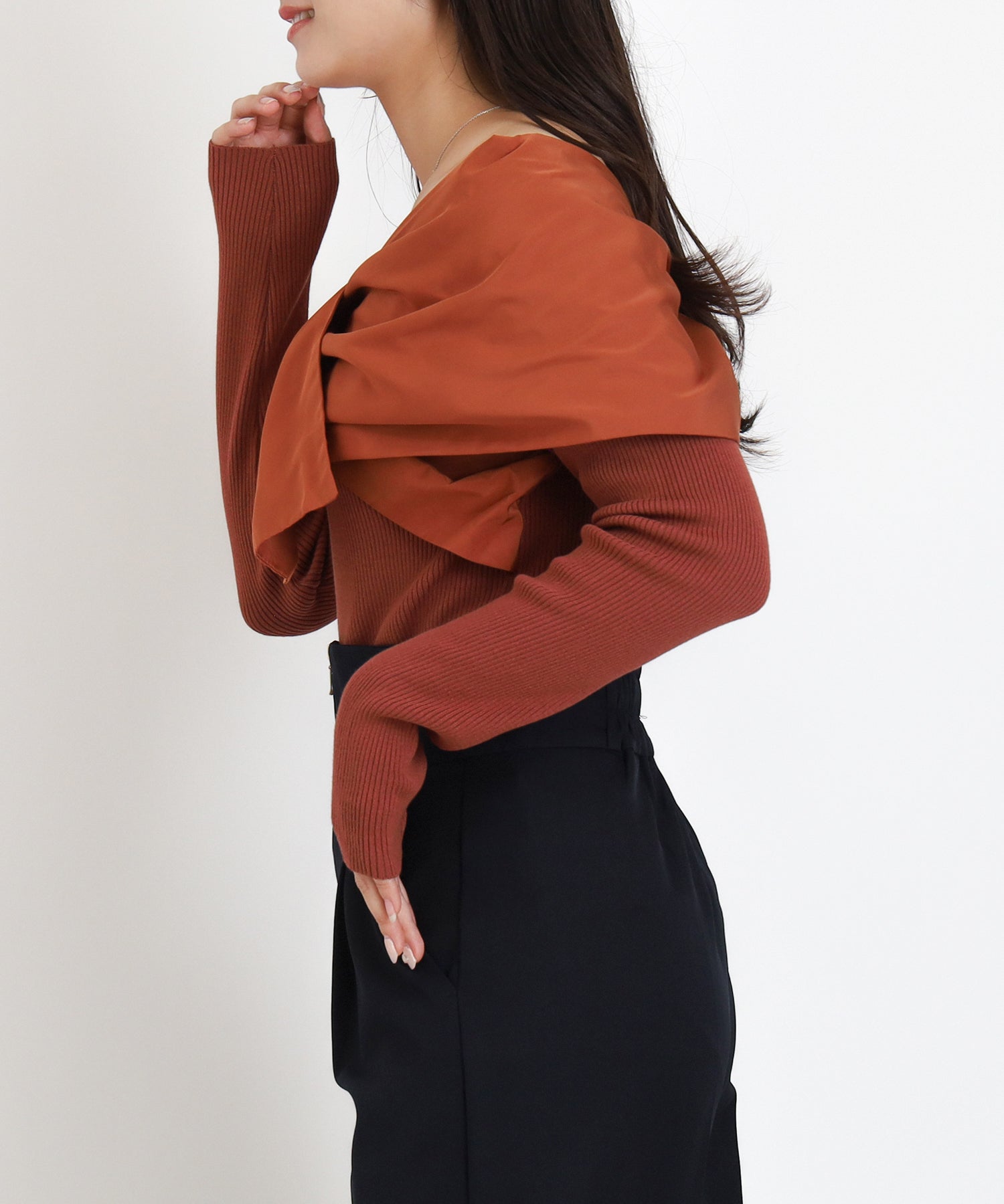 テラコッタ model:160 着用サイズ:M