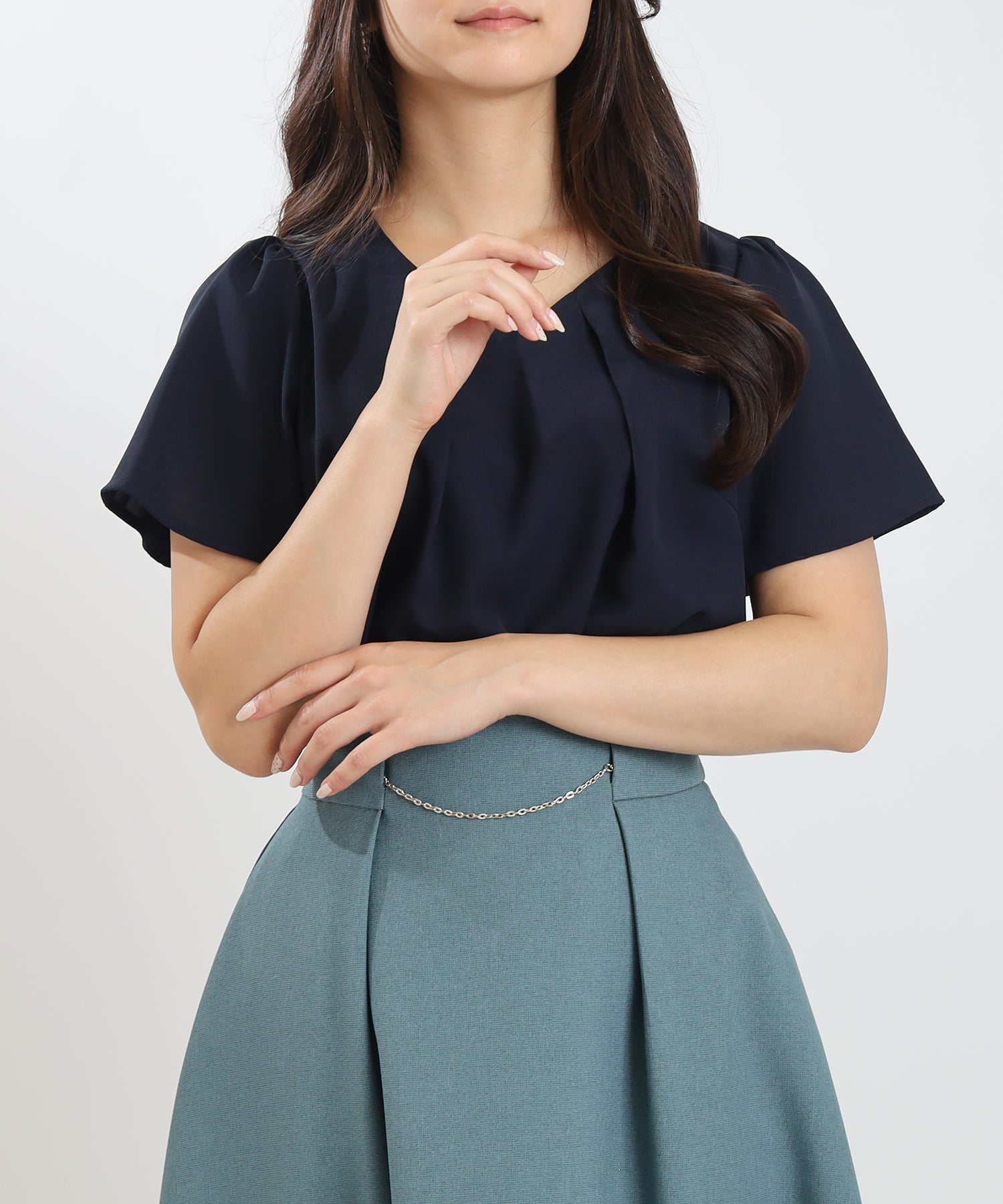 ネイビー model:160cm 着用サイズ:M