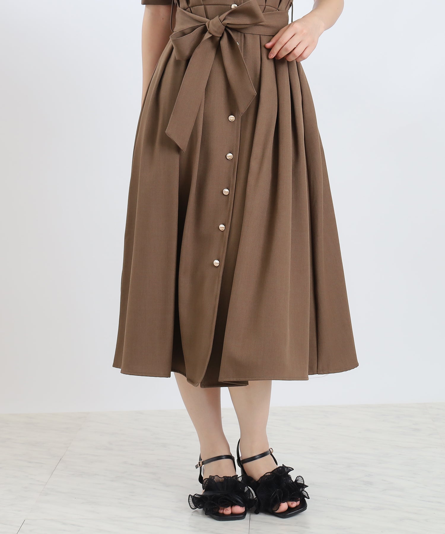 ブラウン model:156 着用サイズ:S