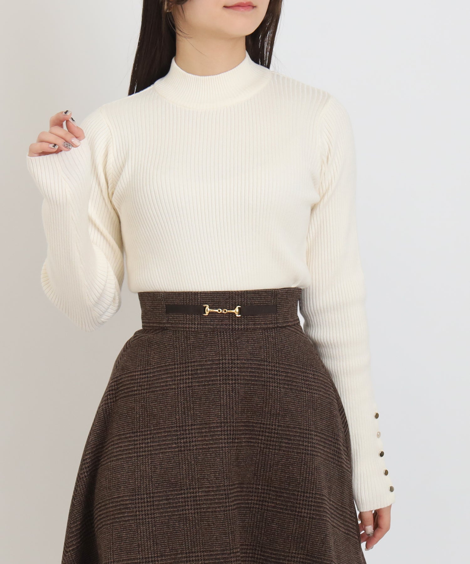 アイボリー model:160 着用サイズ:M