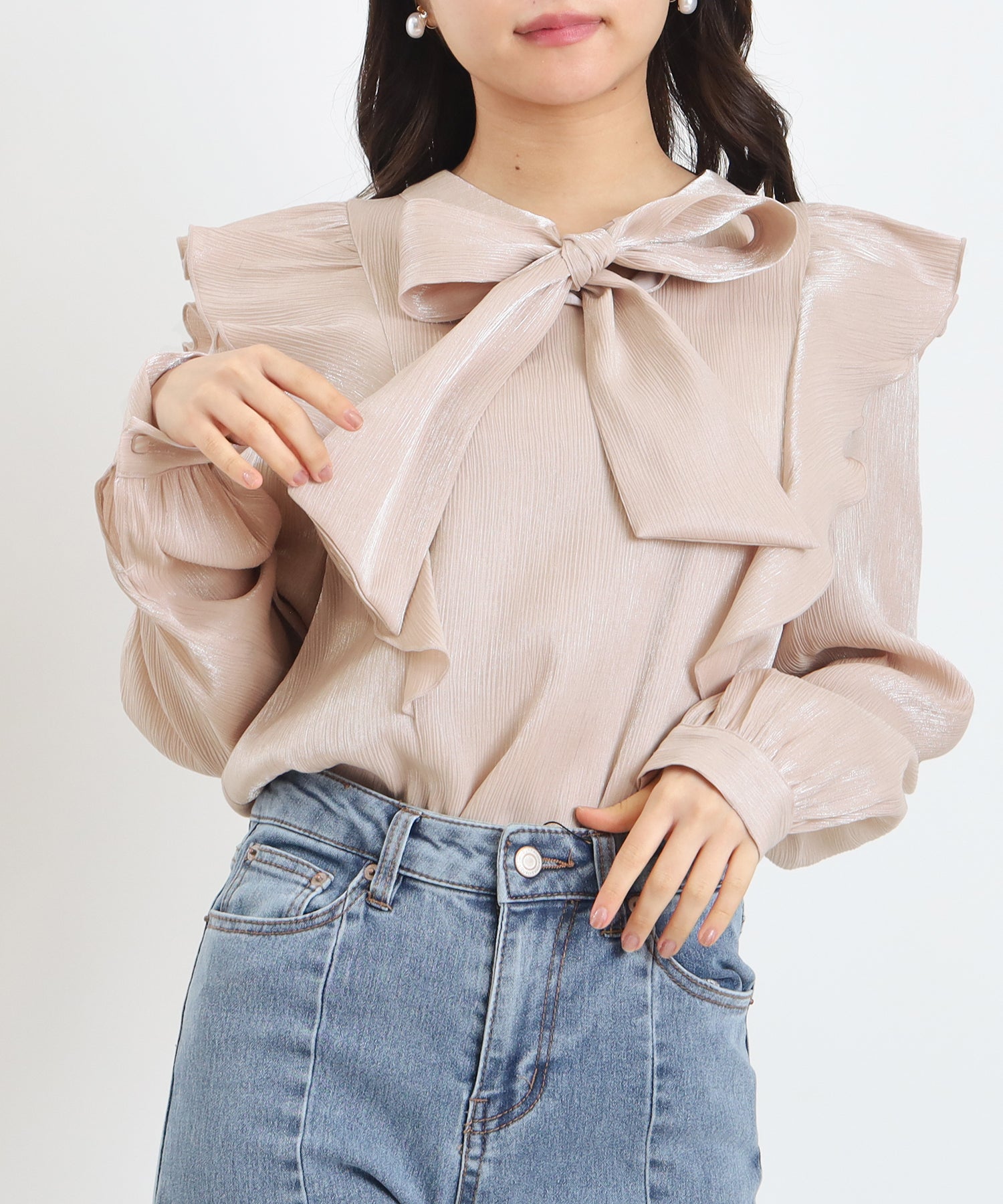 ピンクベージュ