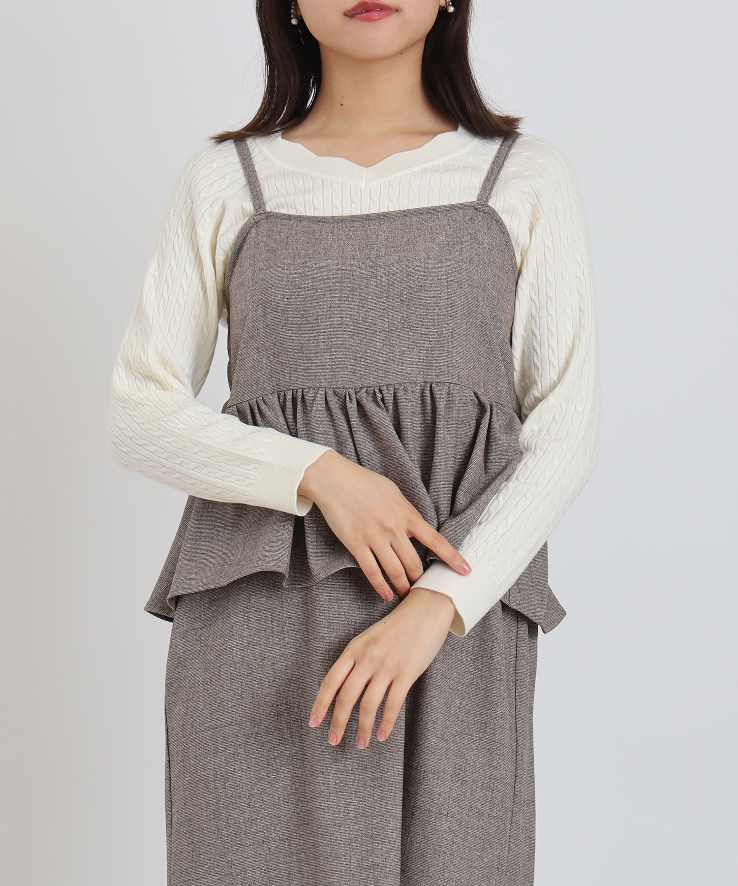 ブラウン model:156cm 着用サイズ:M