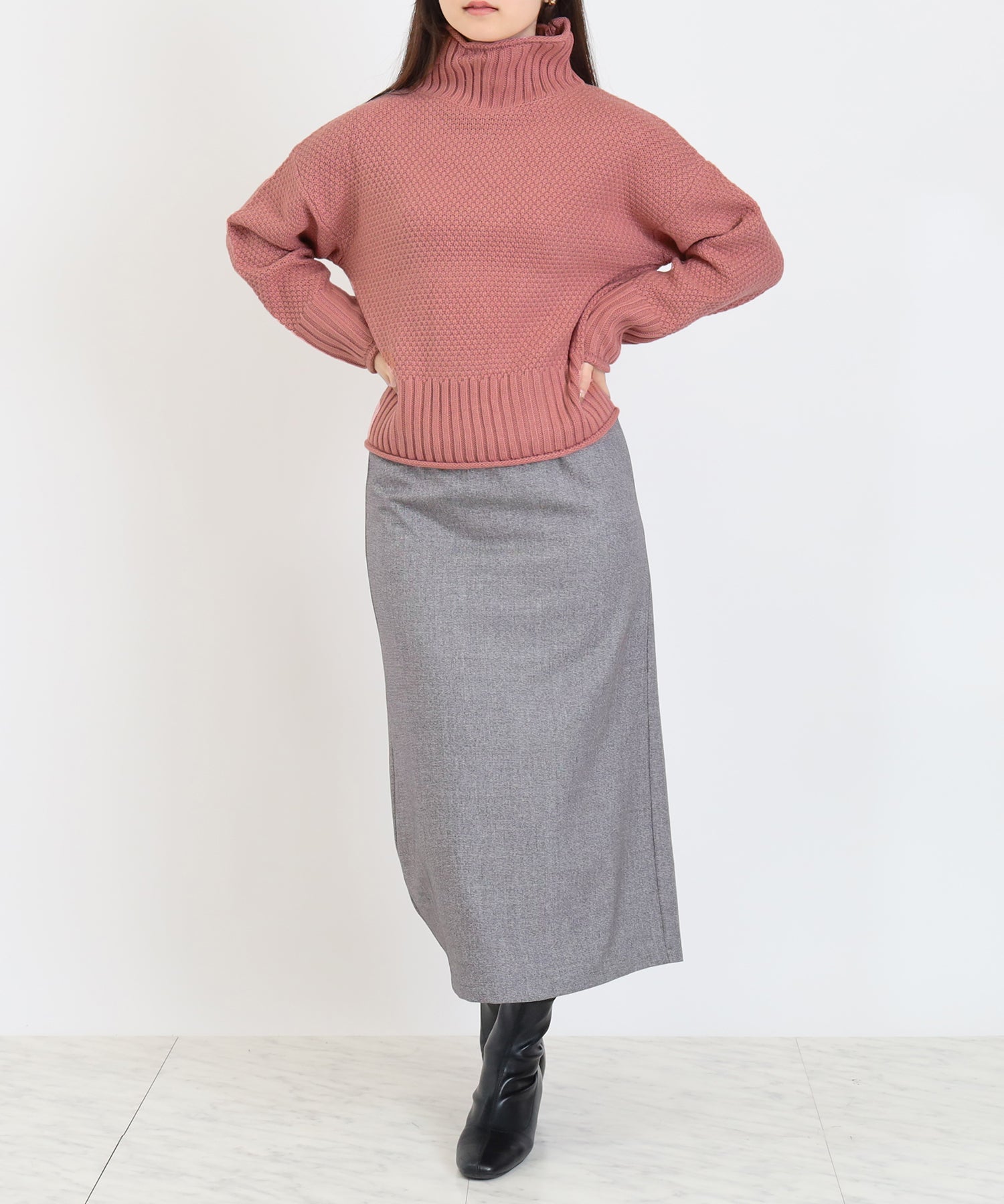 ピンク model:160cm 着用サイズ:M