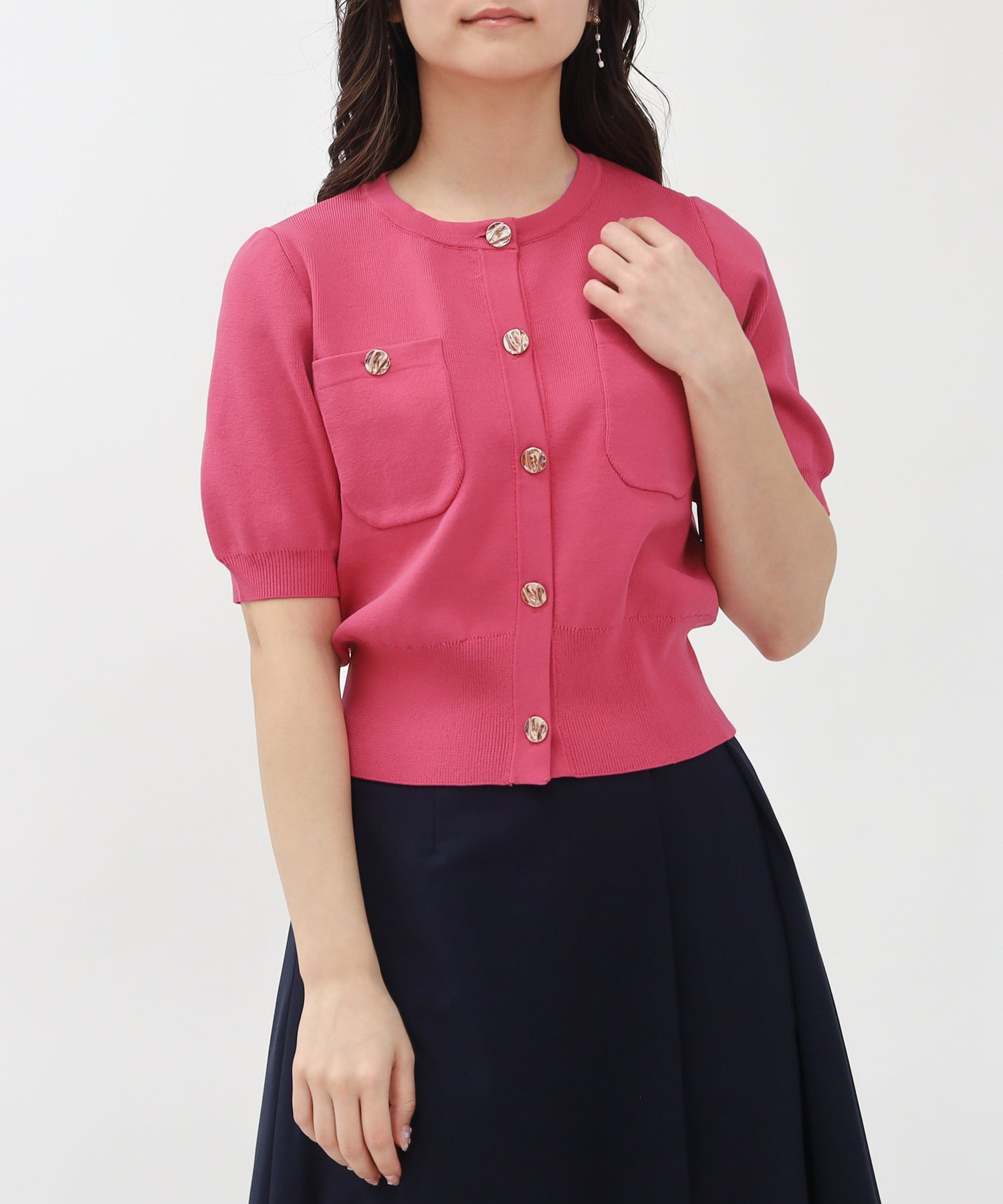 ピンク model:160 着用サイズ:M