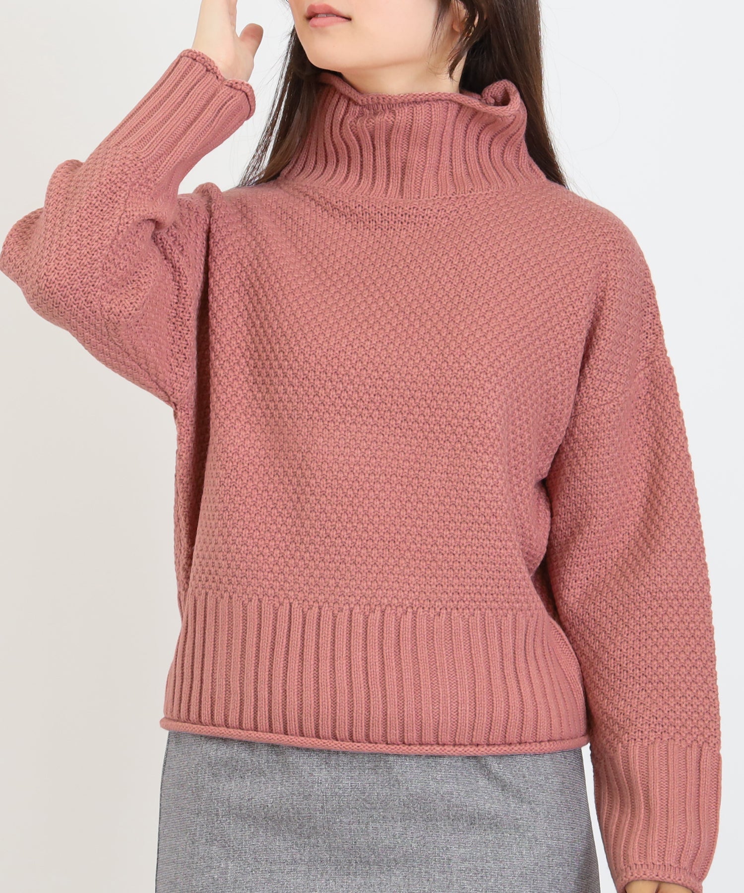 ピンク model:160cm 着用サイズ:M