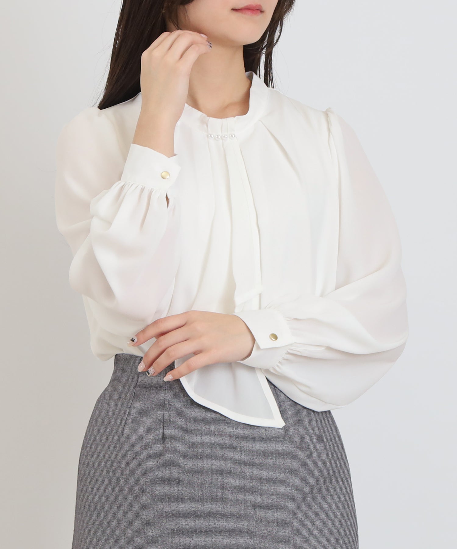 ホワイト model:160cm 着用サイズ:M