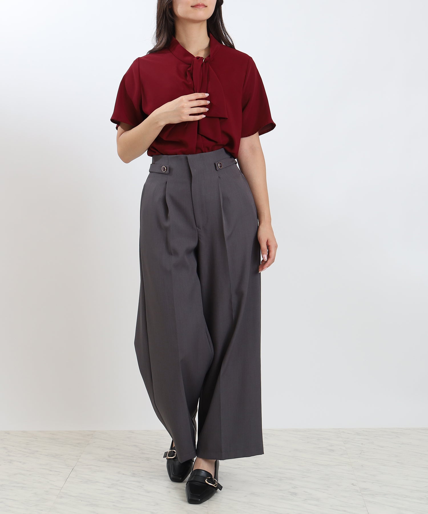 ワイン model:160cm 着用サイズ:M
