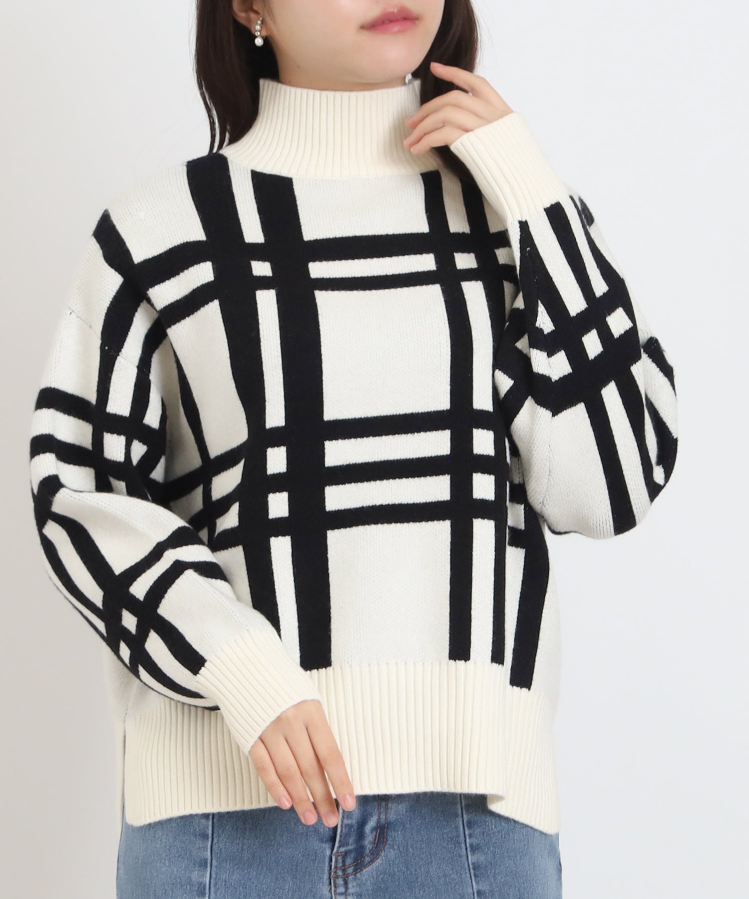 ホワイト×ブラック