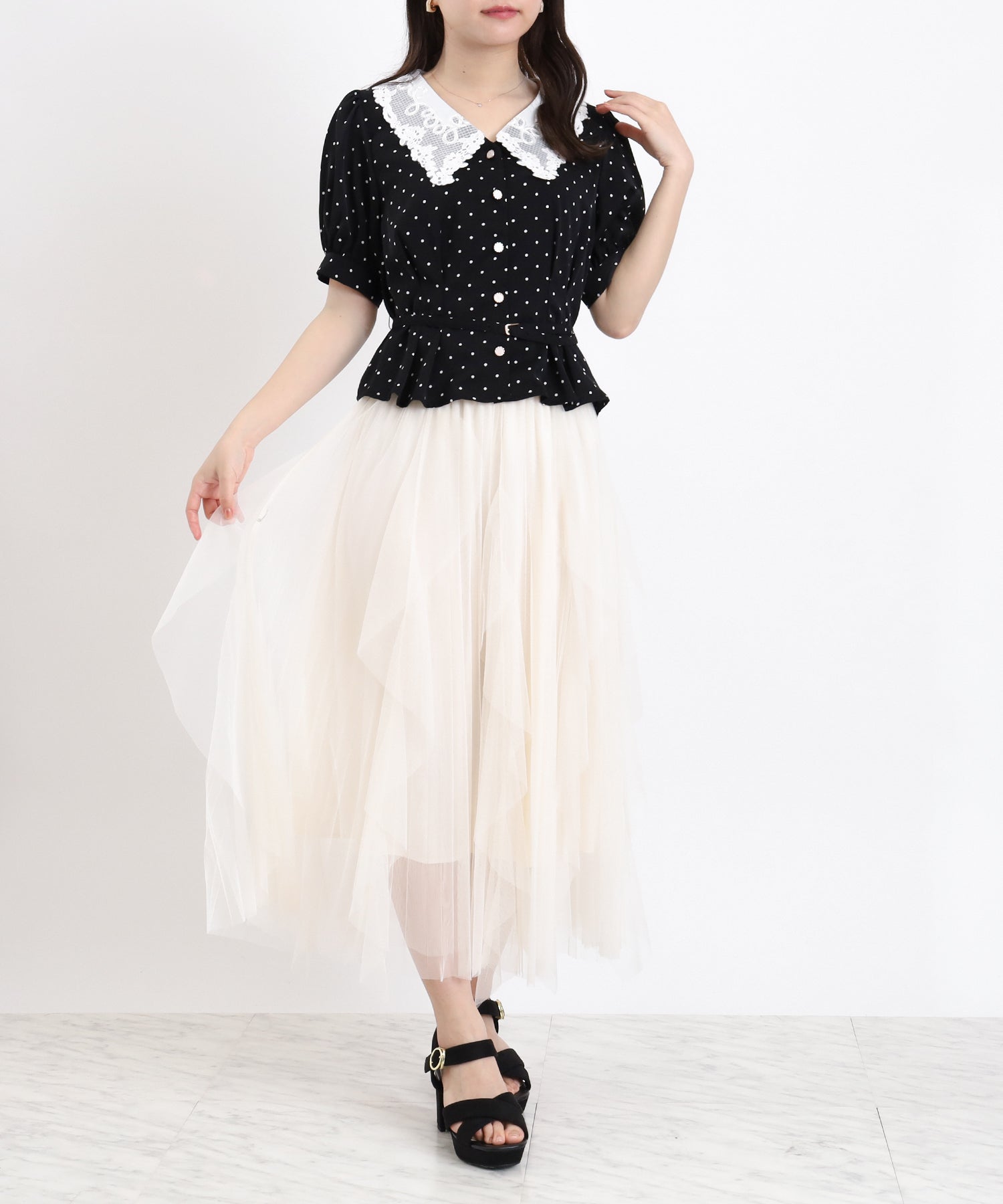 ブラック model:156 着用サイズ:M
