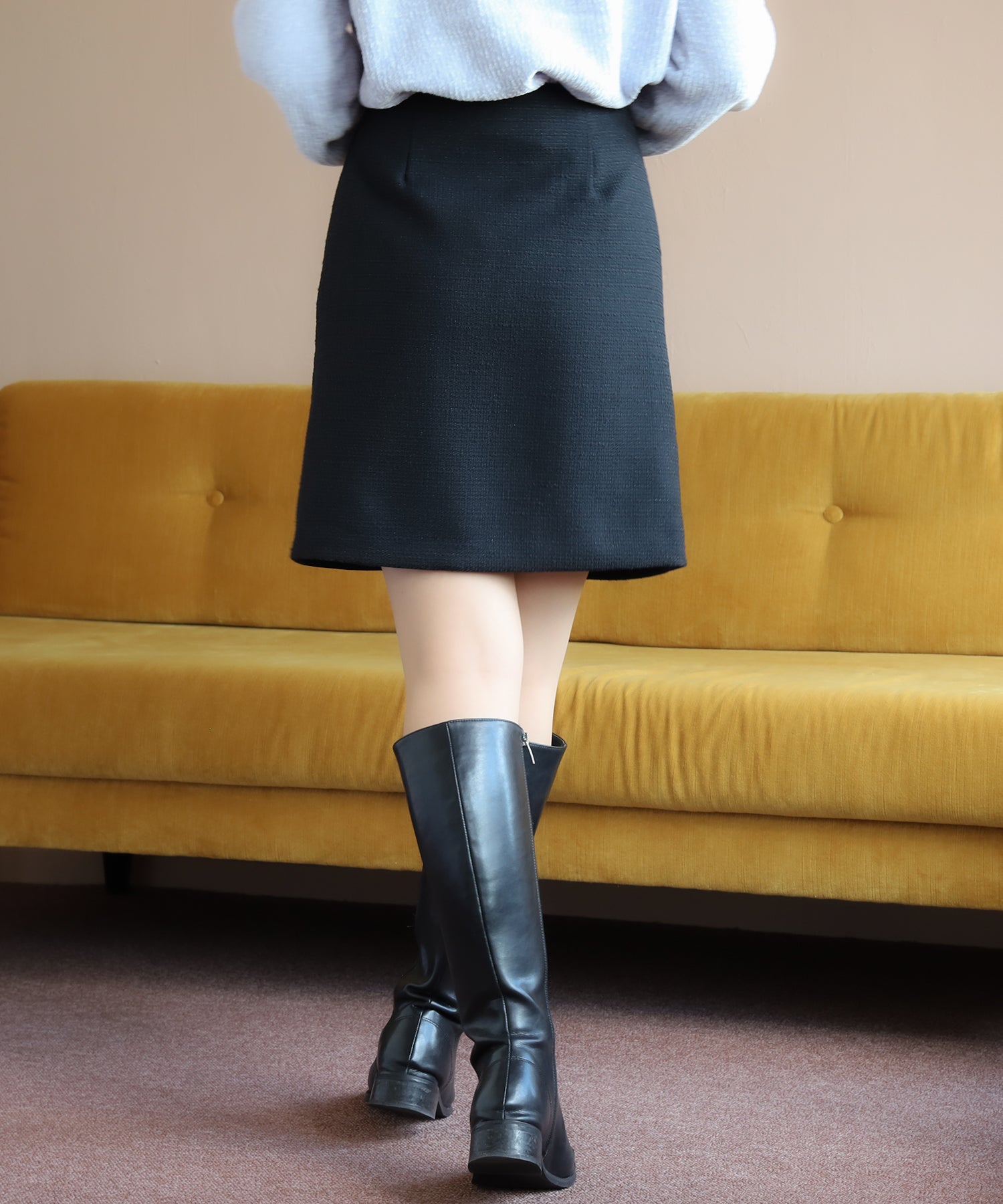 ブラック model:156cm/骨格ストレート 着用サイズ:S