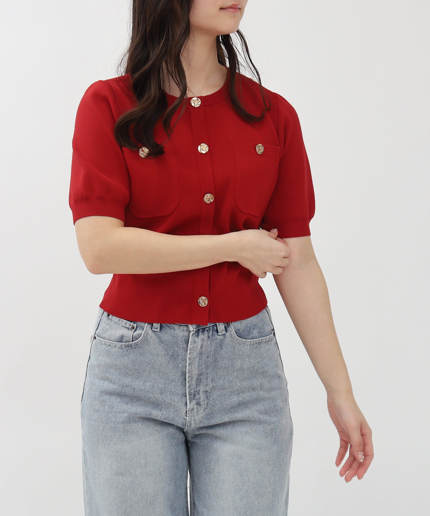 レッド model:160 着用サイズ:M