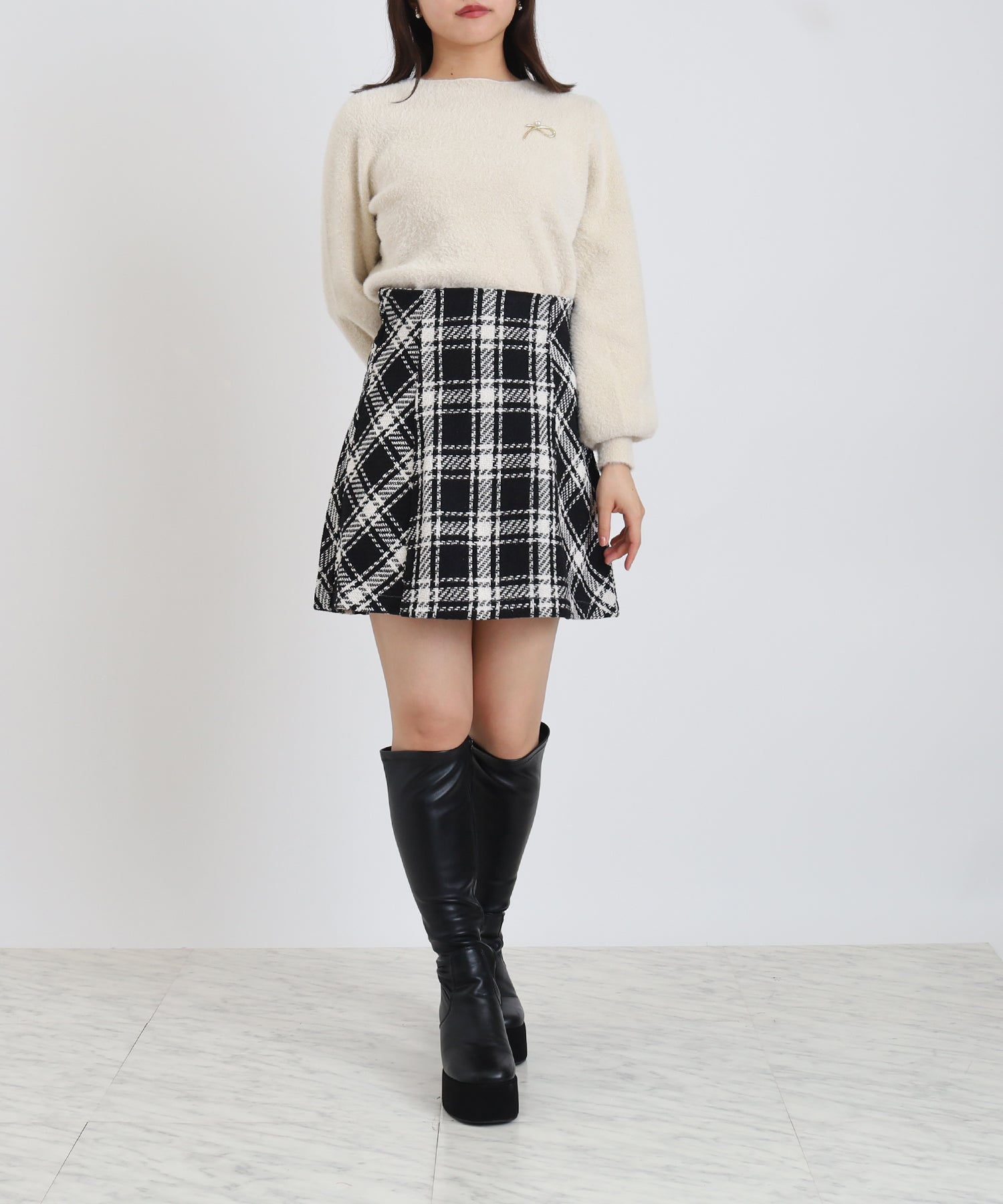 ブラック model:156 着用サイズ:M