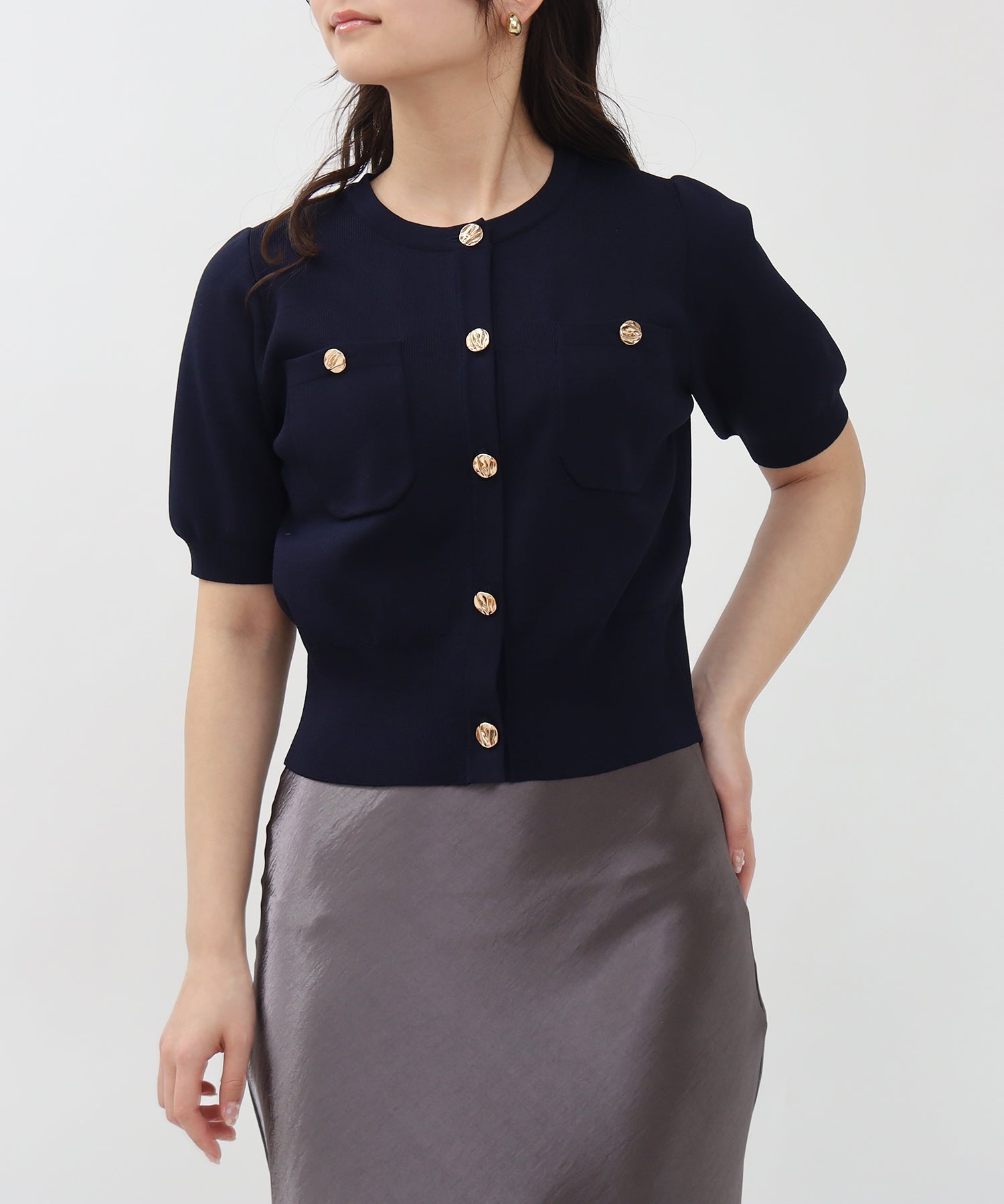 ネイビー model:160 着用サイズ:M