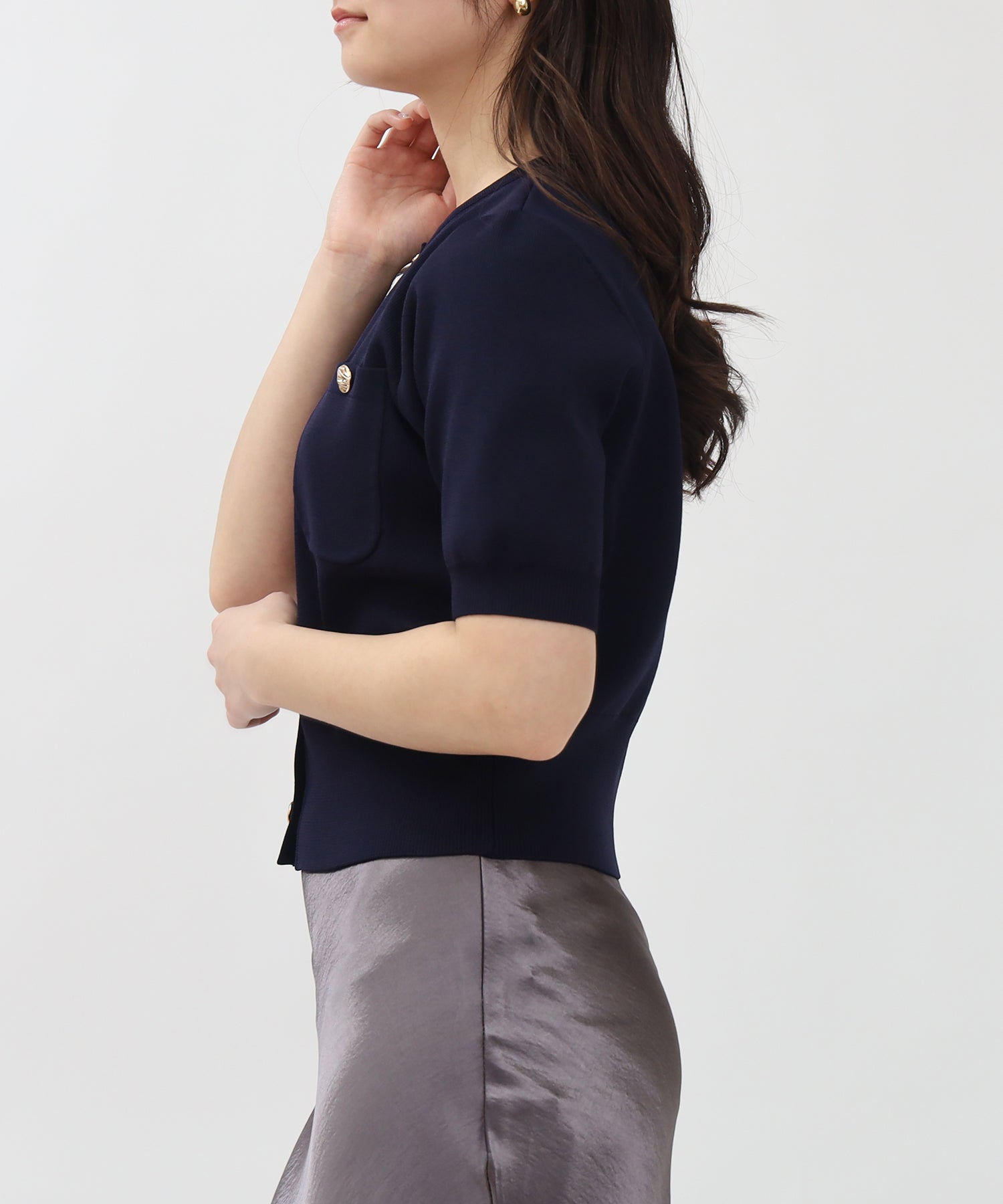 ネイビー model:160 着用サイズ:M