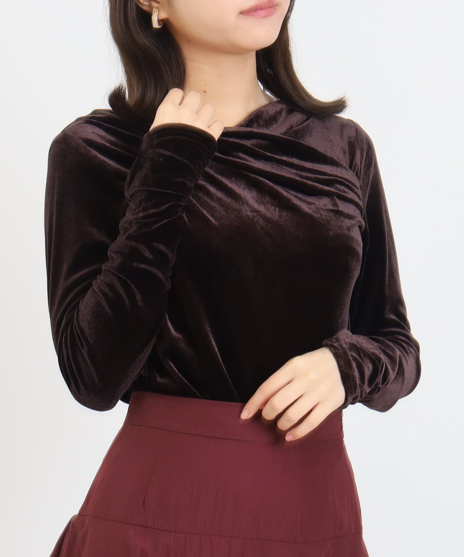 ブラウン model:156 着用サイズ:M