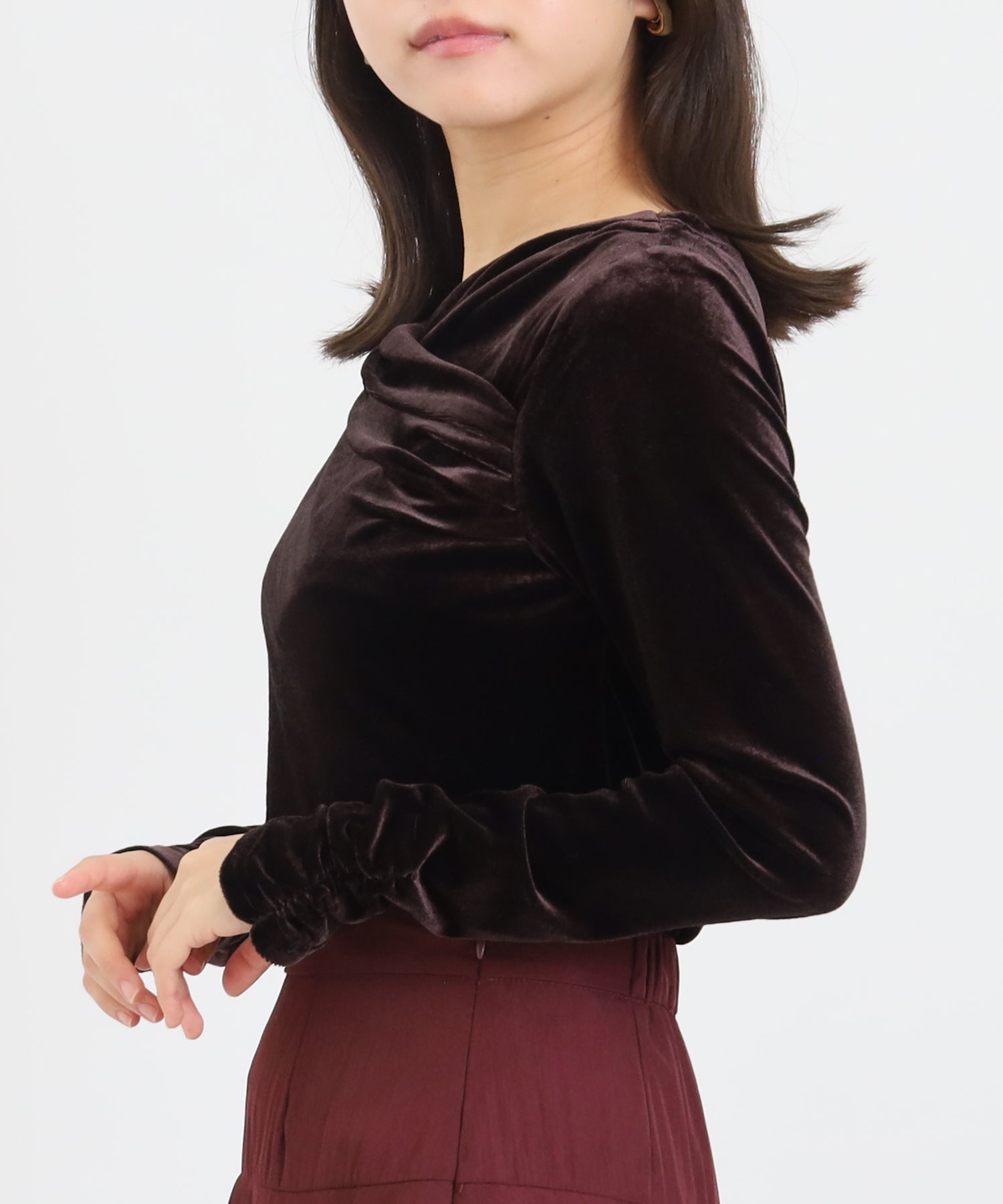 ブラウン model:156 着用サイズ:M