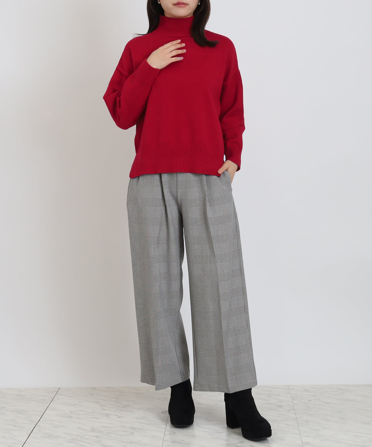 レッド model:156 着用サイズ:M