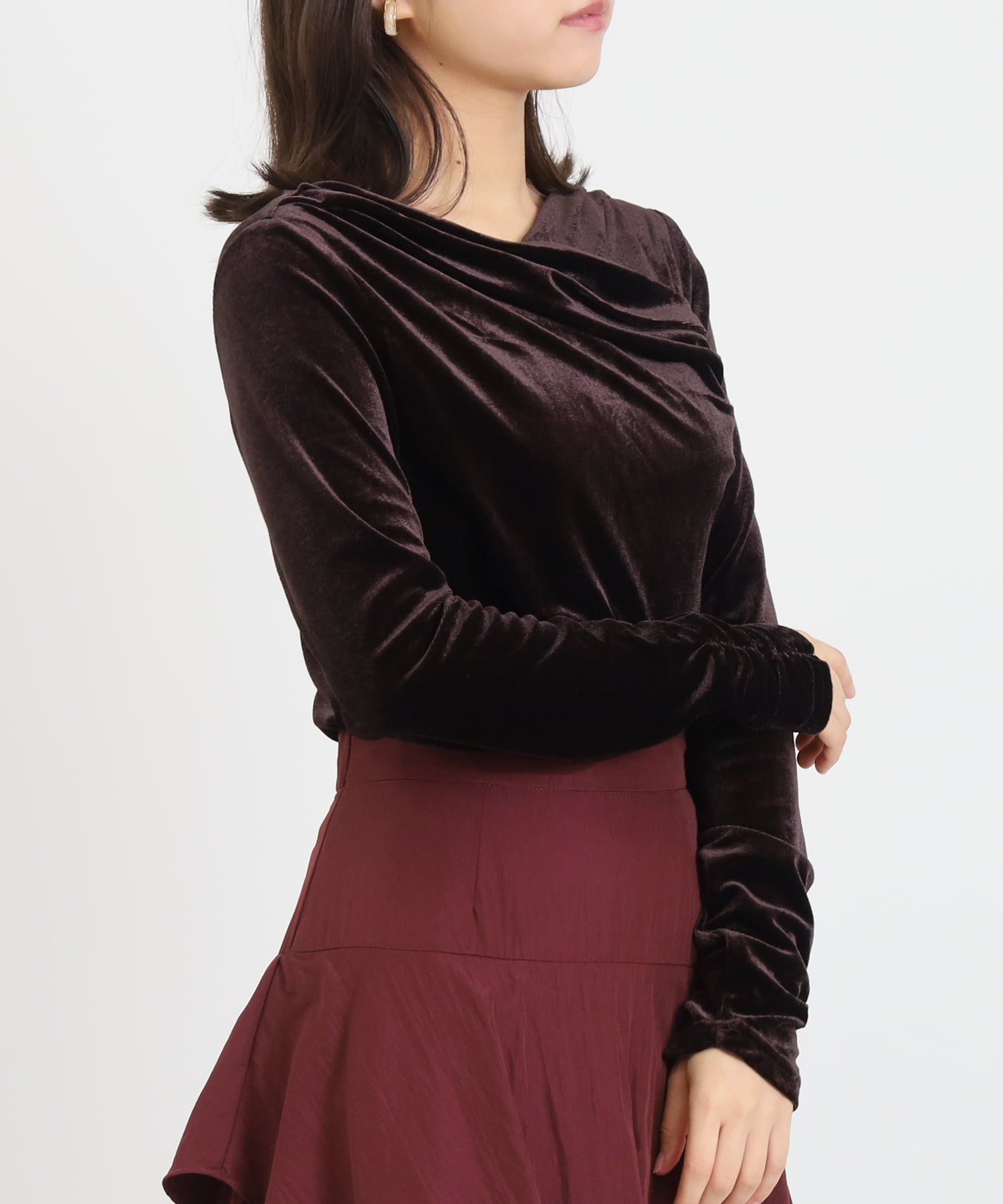 ブラウン model:156 着用サイズ:M