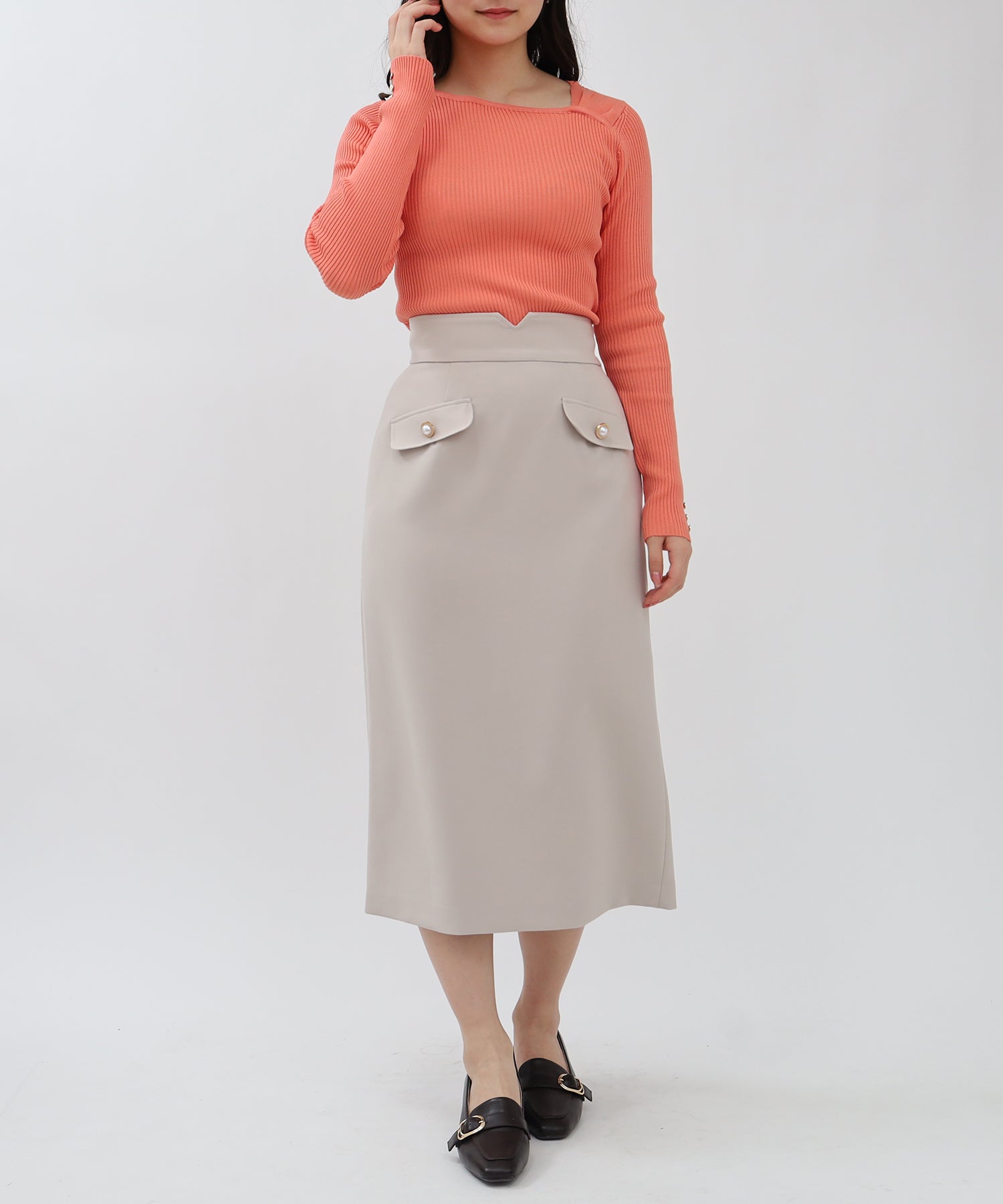 ピンク model:160 着用サイズ:M