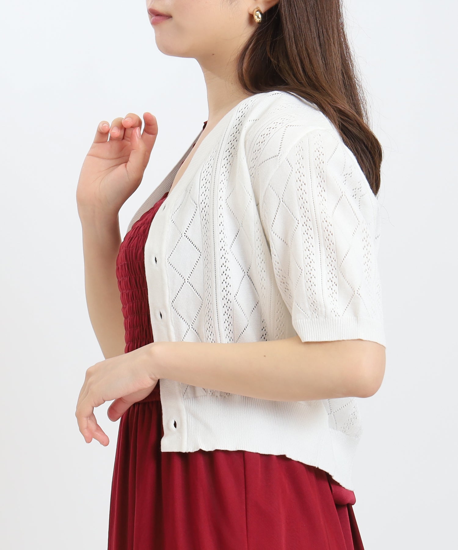 ホワイト model:156 着用サイズ:M