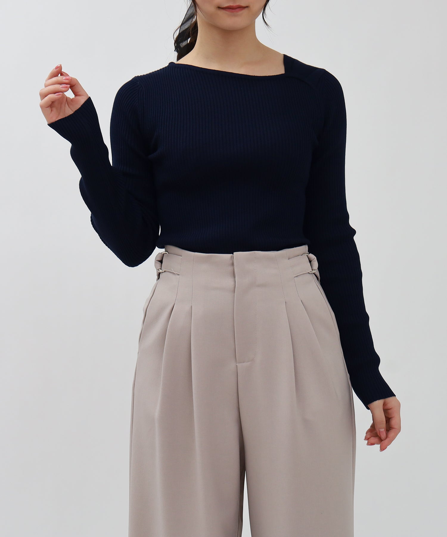 ネイビー model:160 着用サイズ:M