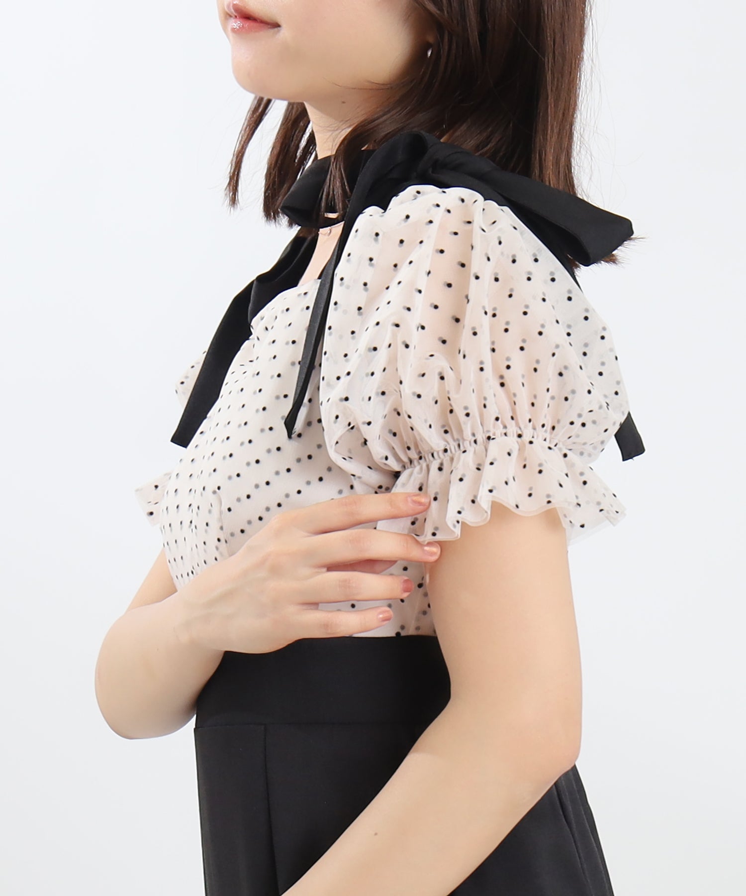 ベージュ model:156 着用サイズ:M
