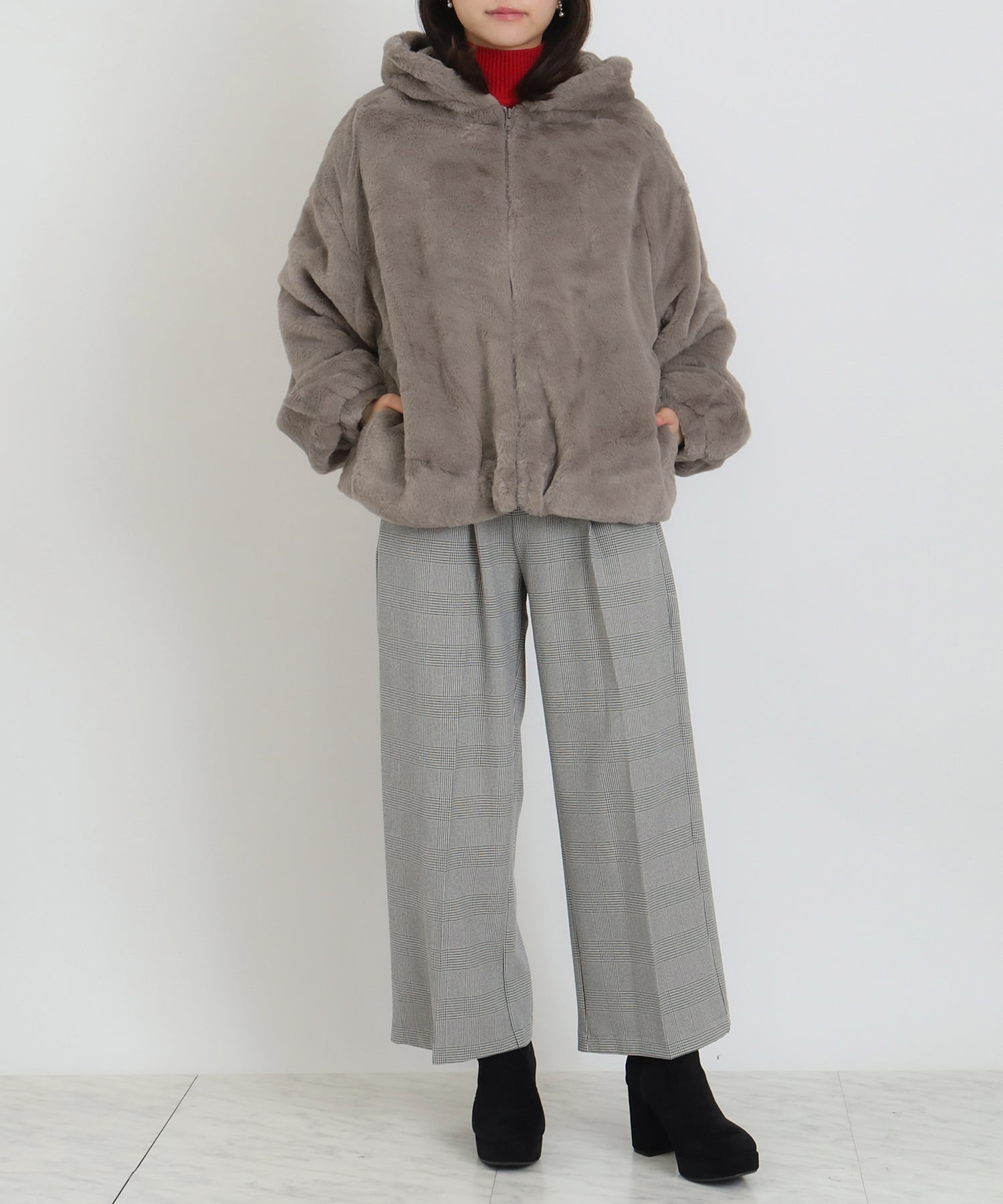 モカ moedl:156 着用サイズ:M