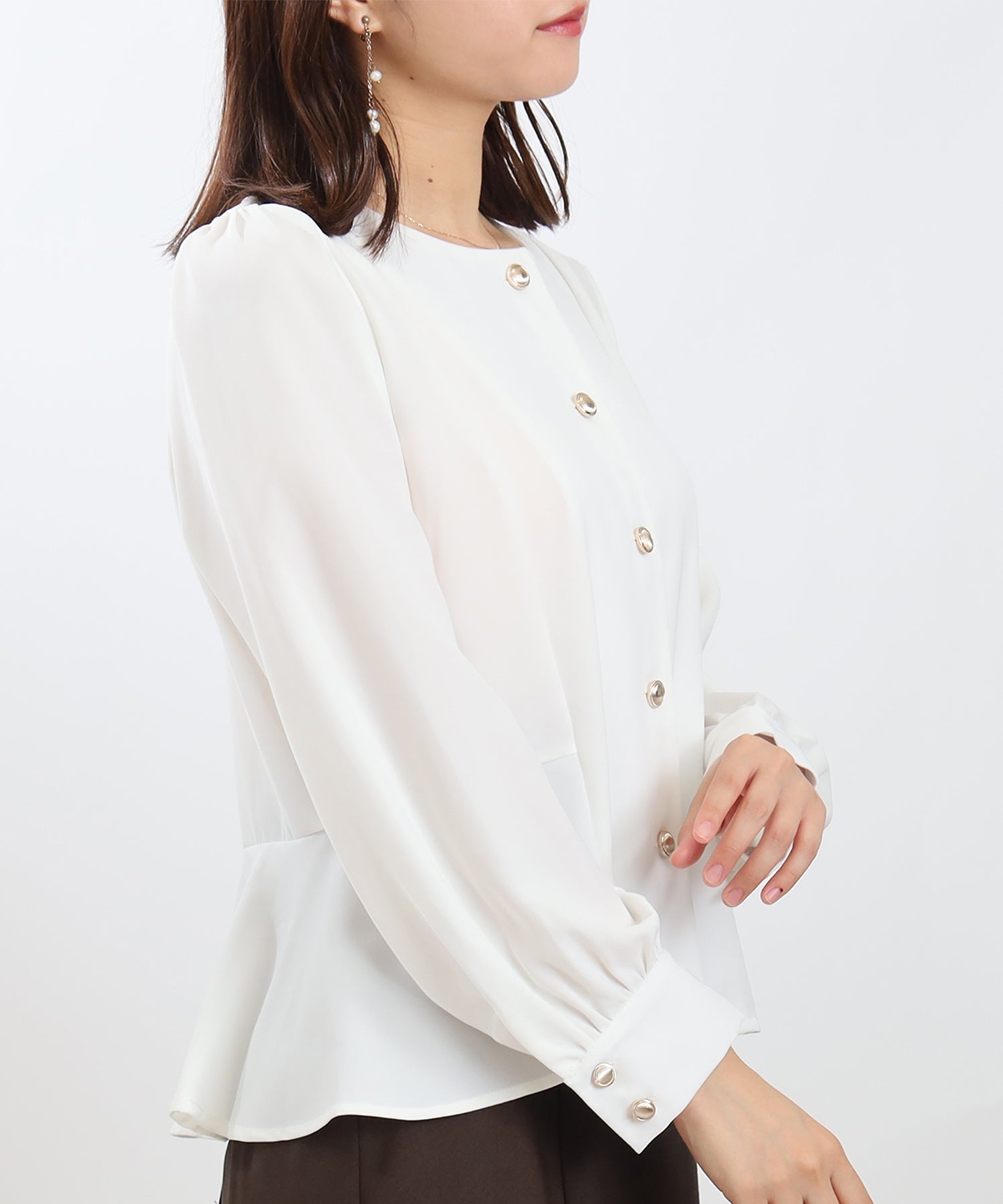 ホワイト model:156㎝ 着用サイズ:M