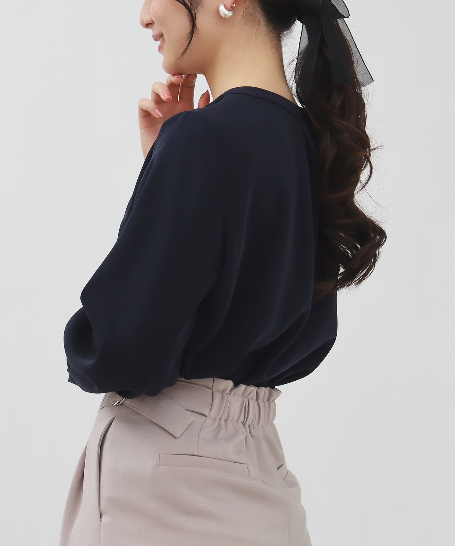 ネイビー model:160 着用サイズ:M