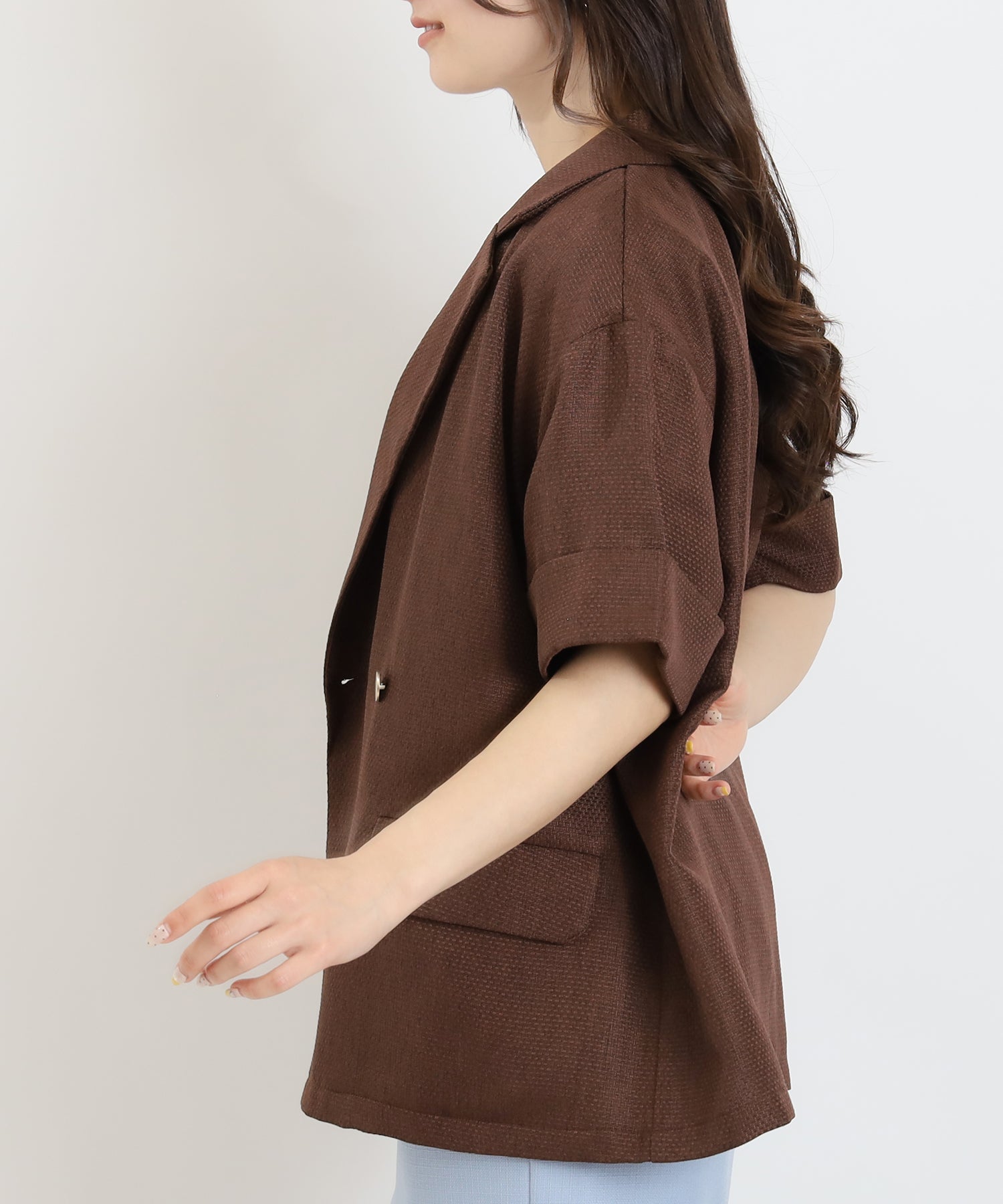 ブラウン model:160 着用サイズ:M