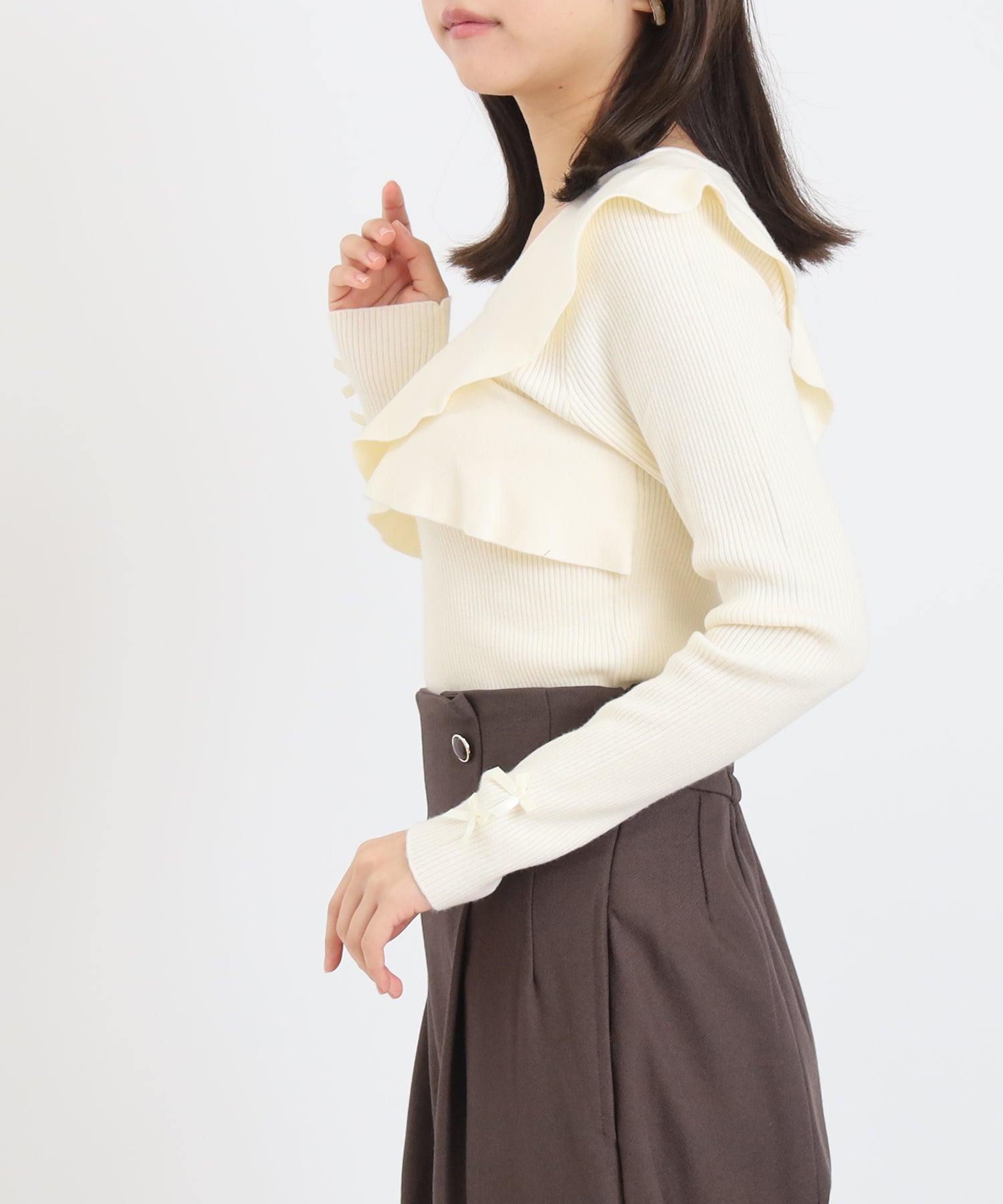 ホワイト model:156 着用サイズ:M