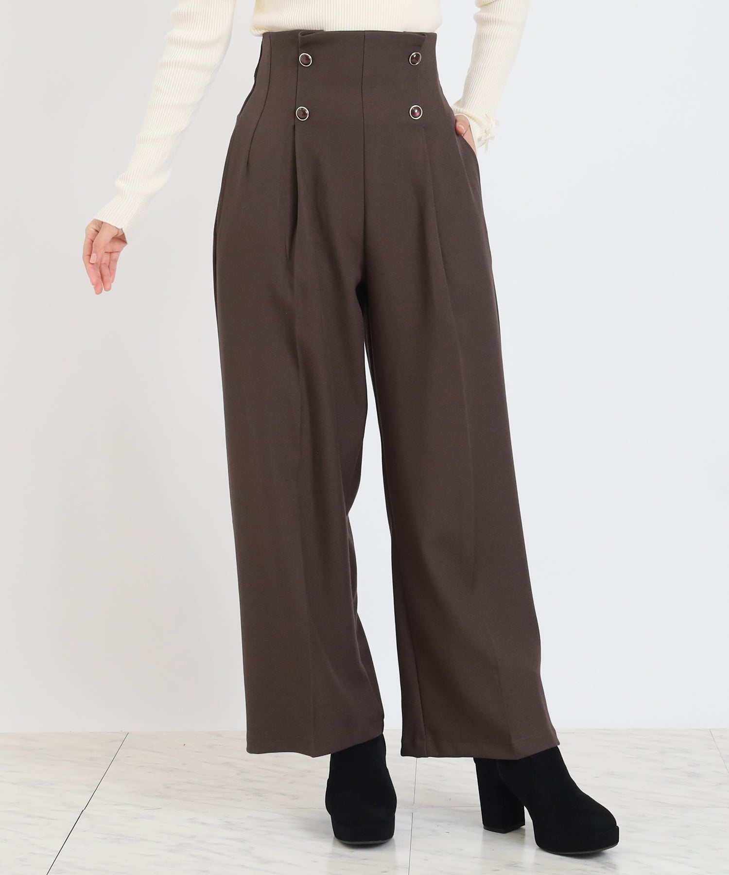 ブラウン model:156cm 着用サイズ:S