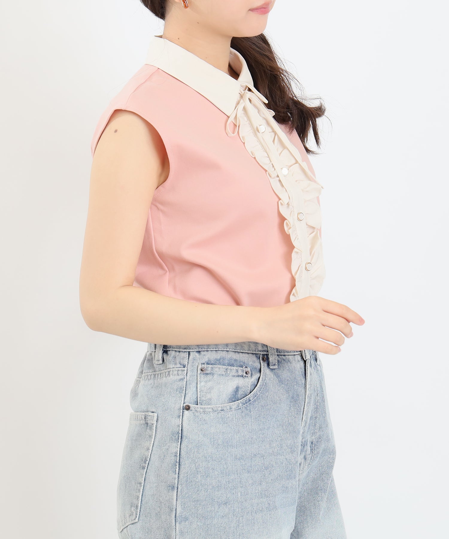 ピンク model:156 着用サイズ:M
