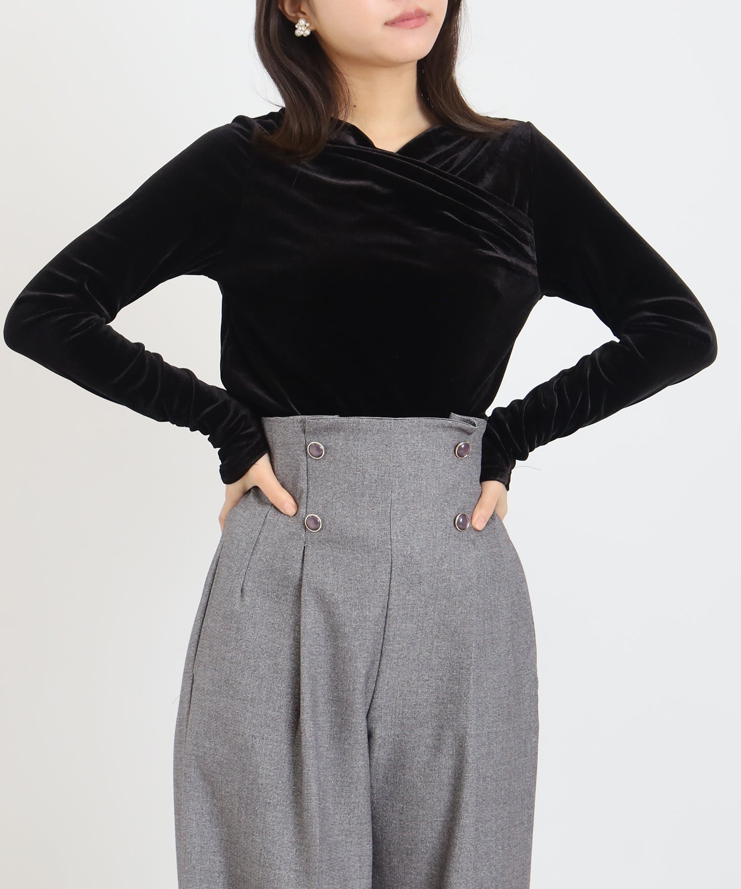 ブラック model:156 着用サイズ:M